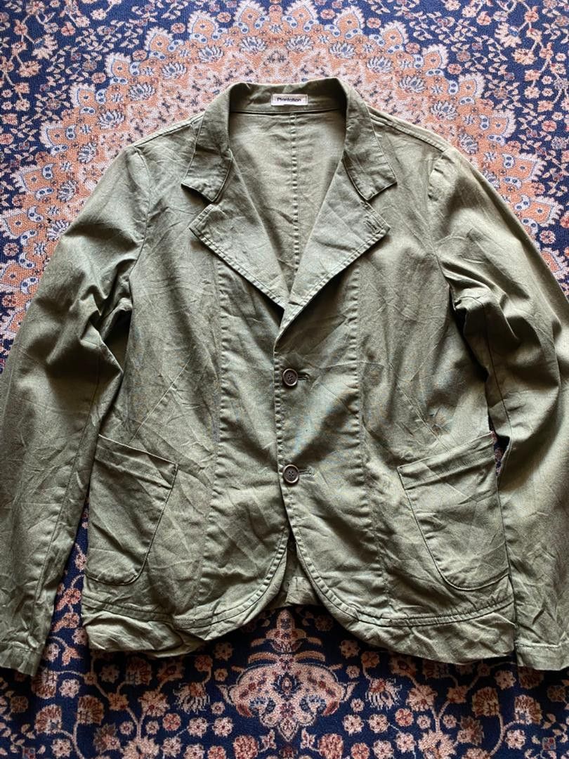 Issey Miyake Plantation By Issey Miyake Green Blazer Size US M / EU 48-50 / 2 - 3 Thumbnail