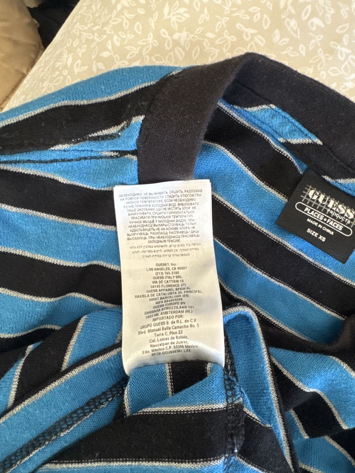 Guess × Places + Faces Guess jeans places + faces 3m striped reflective tee Size US XS / EU 42 / 0 - 4 Thumbnail