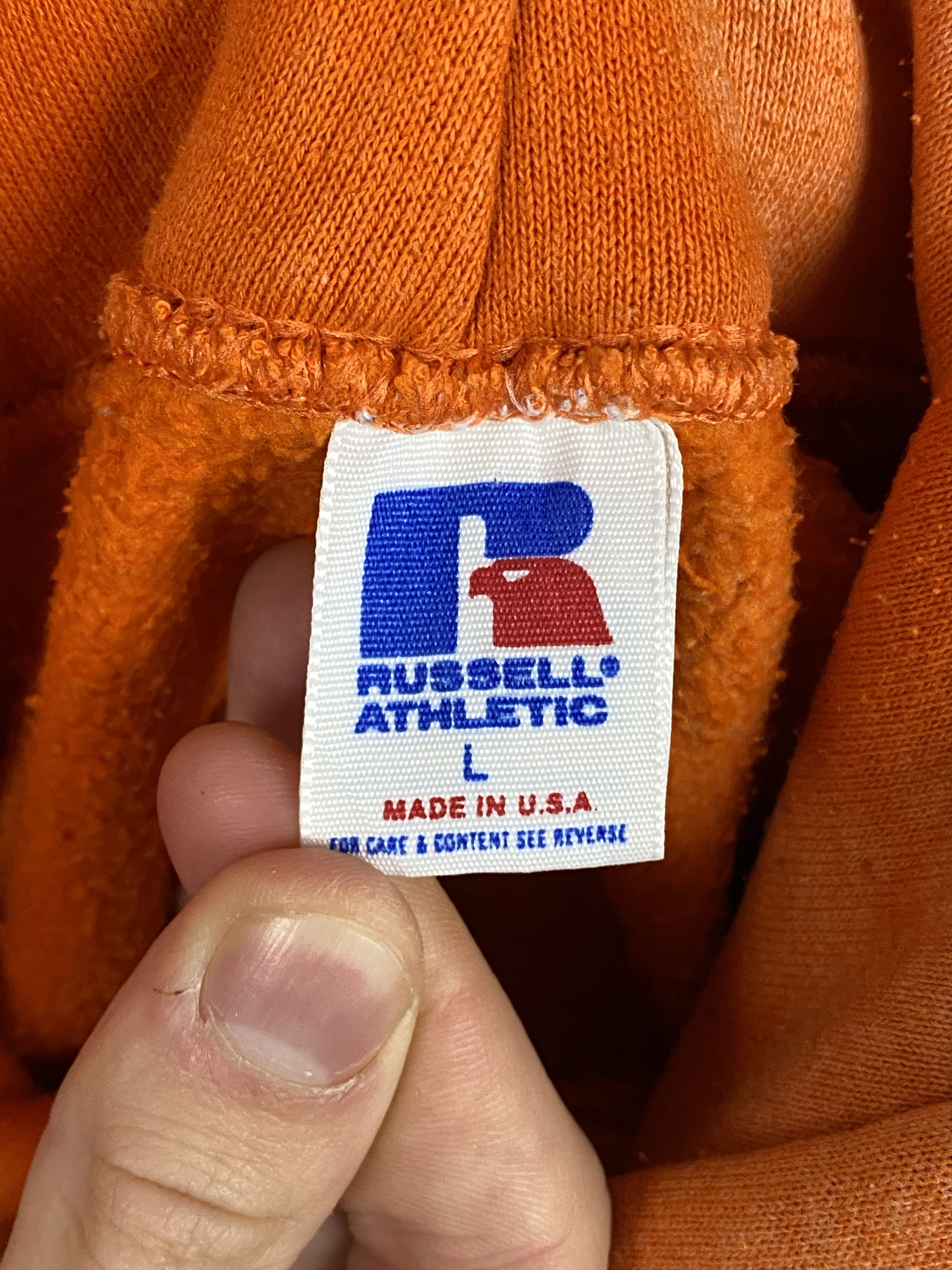Russell Athletic × Vintage 80s Clemson University Russell Athletic Vintage Hoodie - L Size US L / EU 52-54 / 3 - 5 Thumbnail