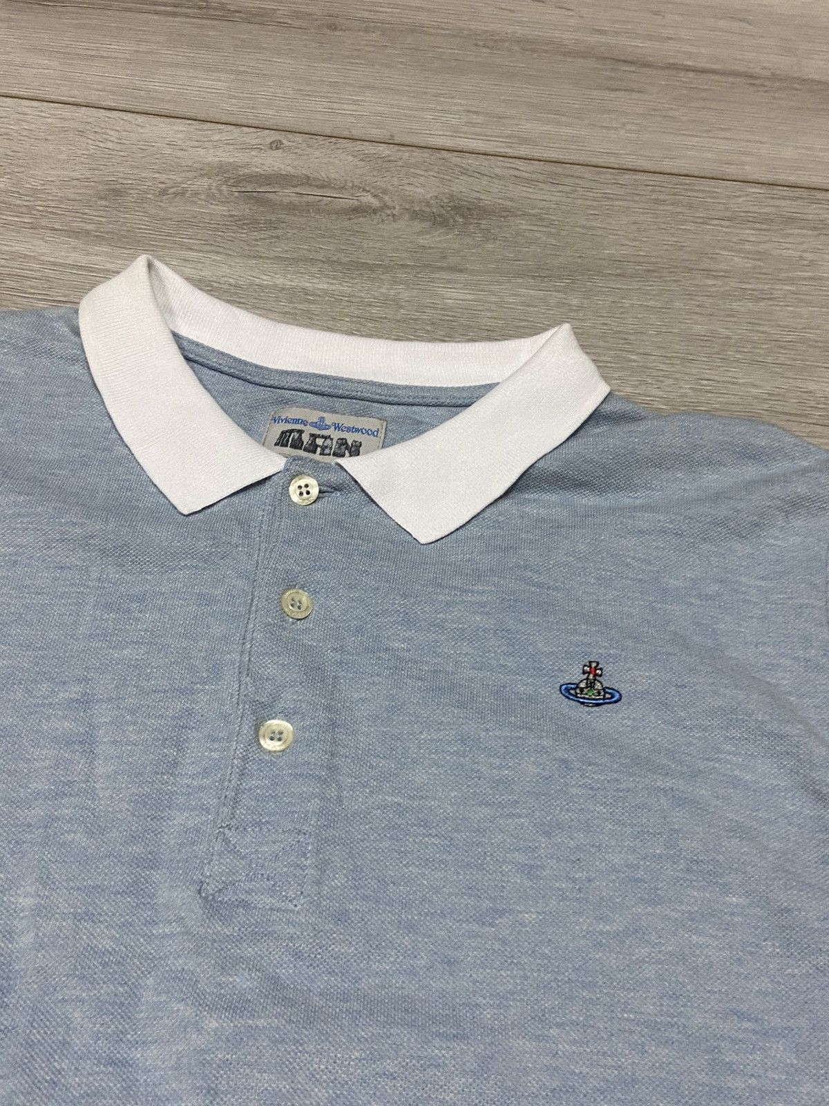 Vivienne Westwood Vivienne Westwood vintage small orb polo shirt Size US L / EU 52-54 / 3 - 4 Thumbnail