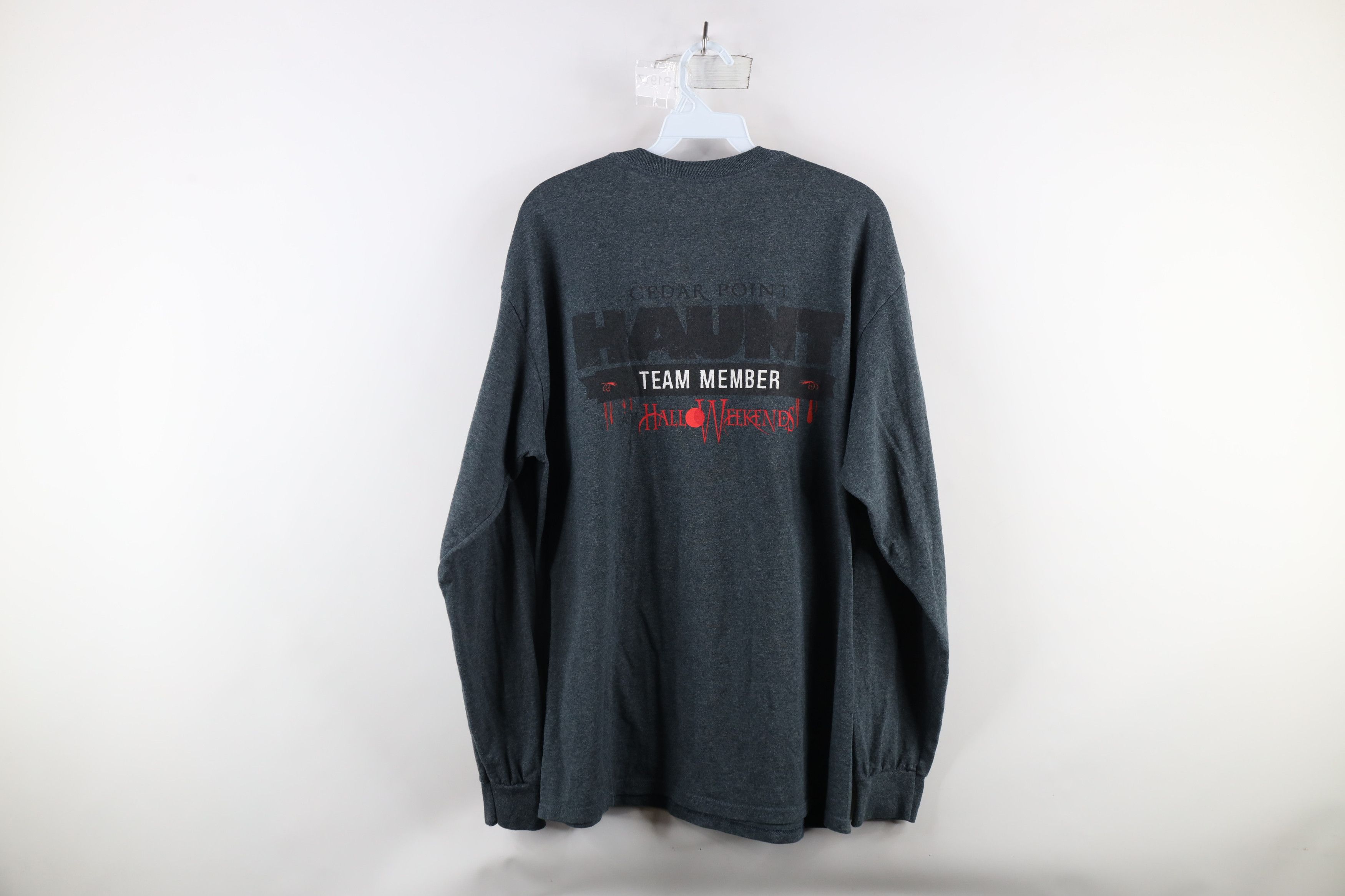 Vintage Vintage Point Haunt HalloWeekends Team Member T-Shirt Gray Size US L / EU 52-54 / 3 - 8 Thumbnail