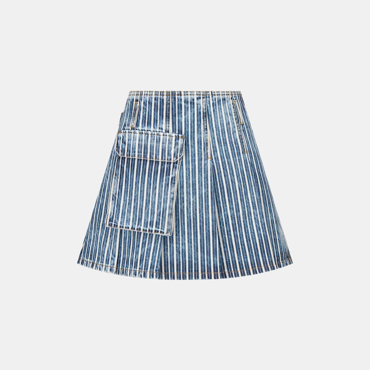 image of Dior O1Bcso1Str0224 Skirts In Blue Fade, Women's (Size 26)