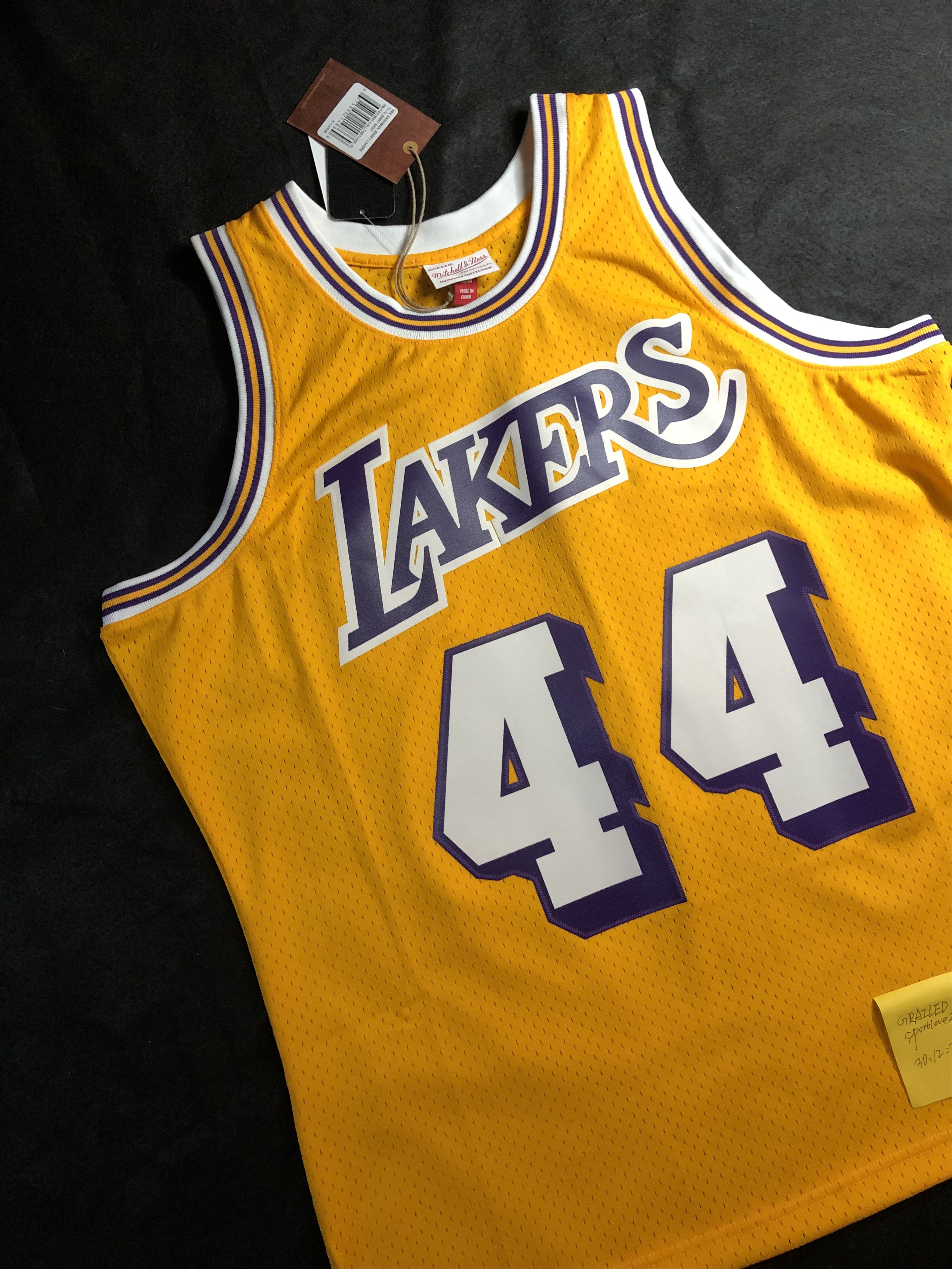 Vintage Lakers 44 West Jersey Size US XL / EU 56 / 4 - 3 Thumbnail