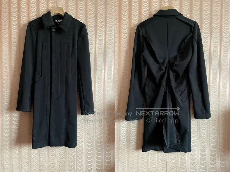 Vintage Comme des Garcons Black Trench Coat.