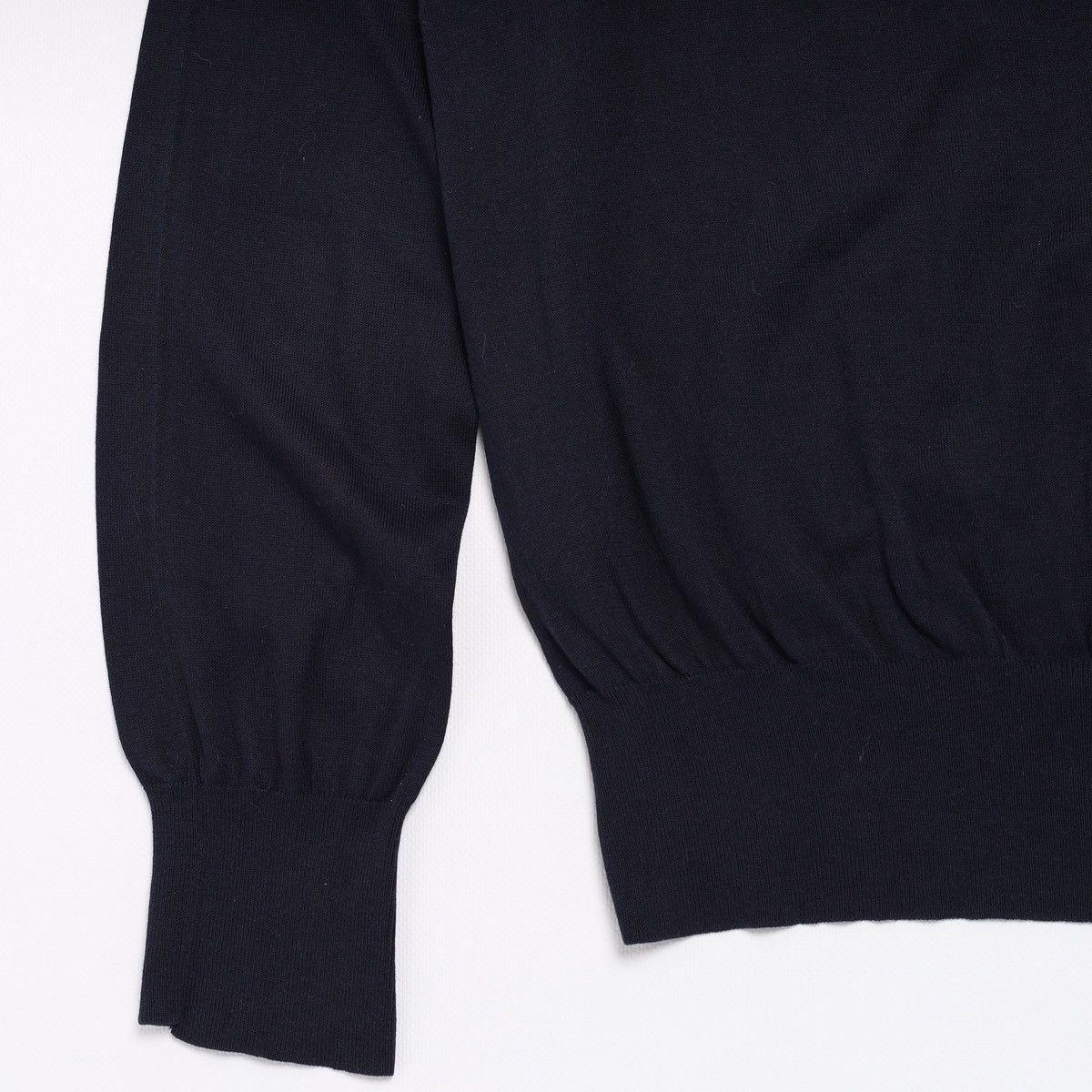 Acne Studios Acne Studios Navy Sweater Logo Pullover Cotton Size US S / EU 44-46 / 1 - 12 Thumbnail