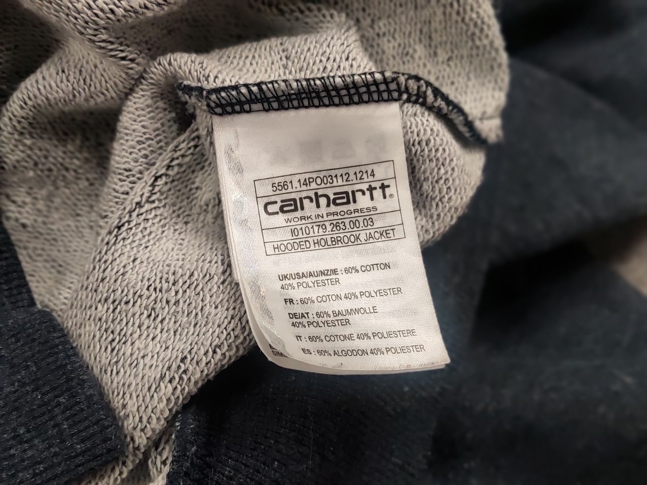 Carhartt Vintage Carhartt Zip Hoodie Holbrook Jacket USA Blank Style Size US L / EU 52-54 / 3 - 13 Thumbnail