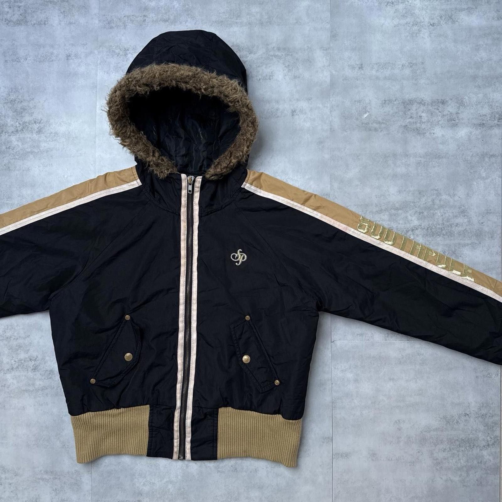 Southpole Y2K Southpole Black Puffy 00s Zip Up Fur Hooded Jacket Size M / US 6-8 / IT 42-44 - 6 Thumbnail