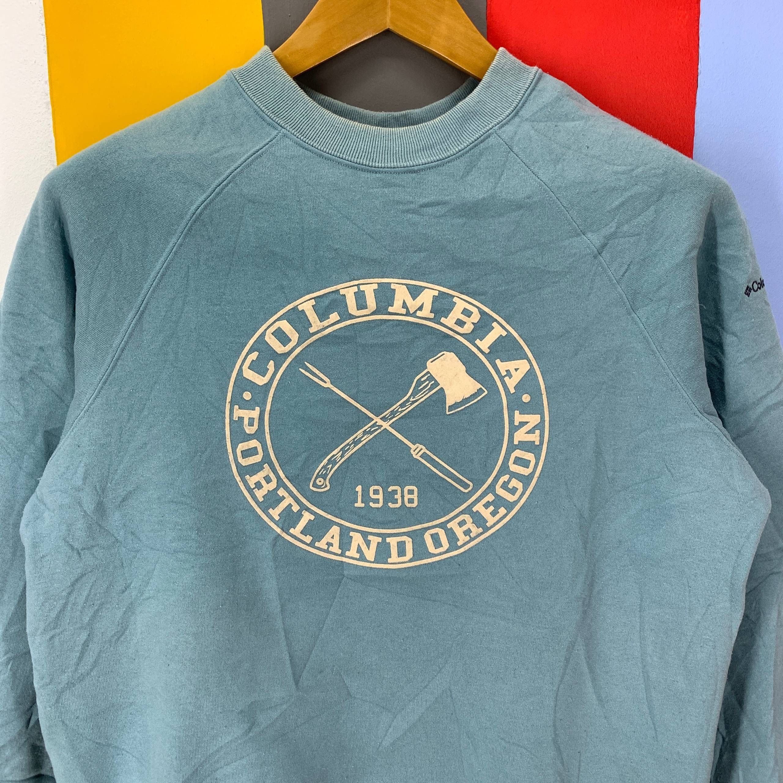 Columbia 90s Vintage COLUMBIA Crew Neck Sweatshirt #2581/V Size US M / EU 48-50 / 2 - 2 Thumbnail