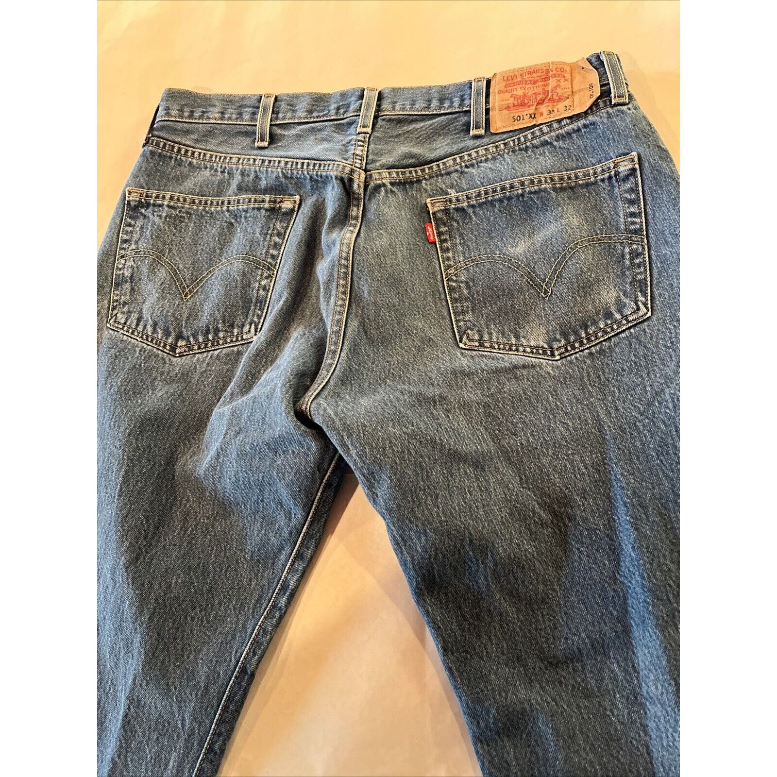 Levi's Levi’s VTG 501 Jeans 36x29 Fit Blue Denim Cotton Button Fly Size US 36 / EU 52 - 13 Thumbnail