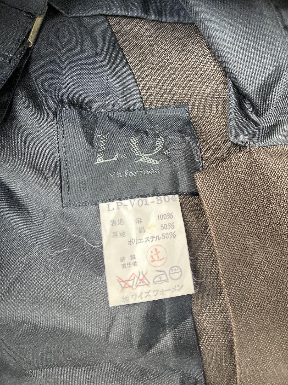 Yohji Yamamoto L.Q. Ys for men vest Size 36S - 3 Thumbnail