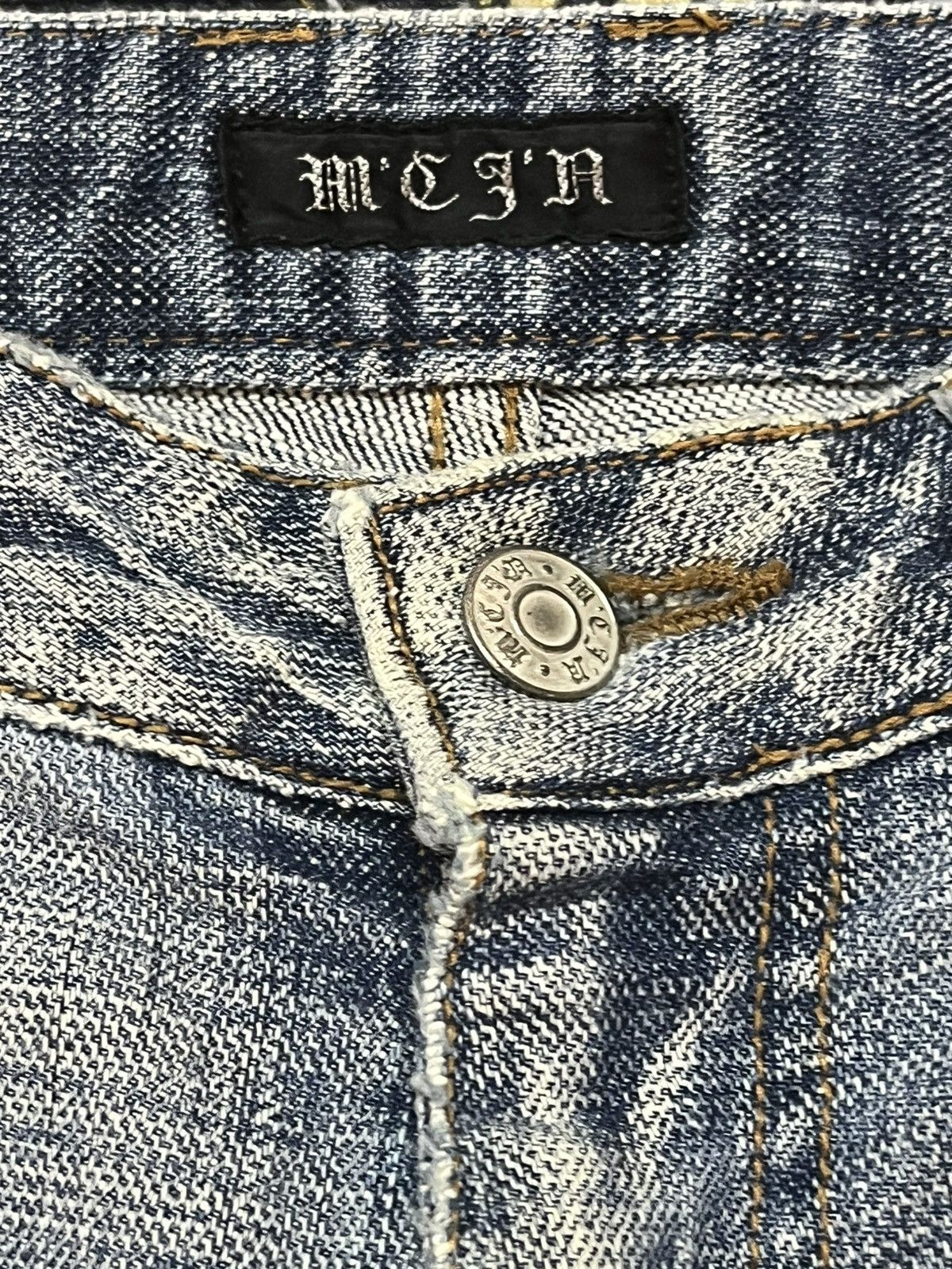 Who Decides War Vintage Japanese Brand Flare Faded Distressed Denim Size US 27 - 8 Thumbnail