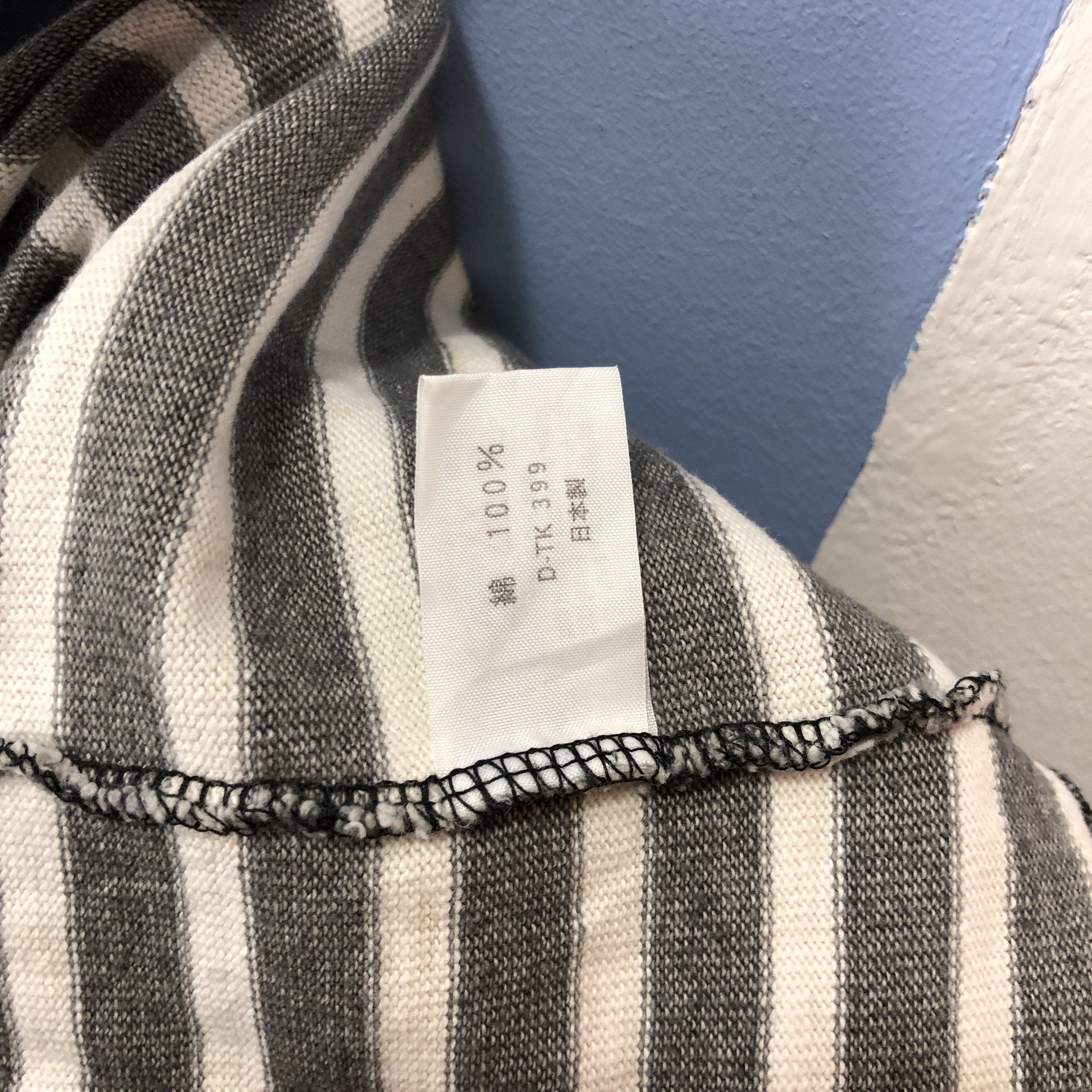 Blue Blue Japan BLUE BLUE Stripe T Shirt #1520/AZ Size US M / EU 48-50 / 2 - 9 Thumbnail