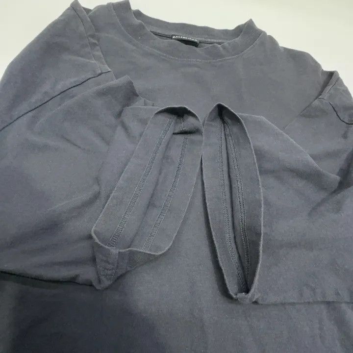 Balenciaga Balenciaga Balenciaga Washed Short Sleeve Tshirt -2507 Size US XS / EU 42 / 0 - 8 Thumbnail