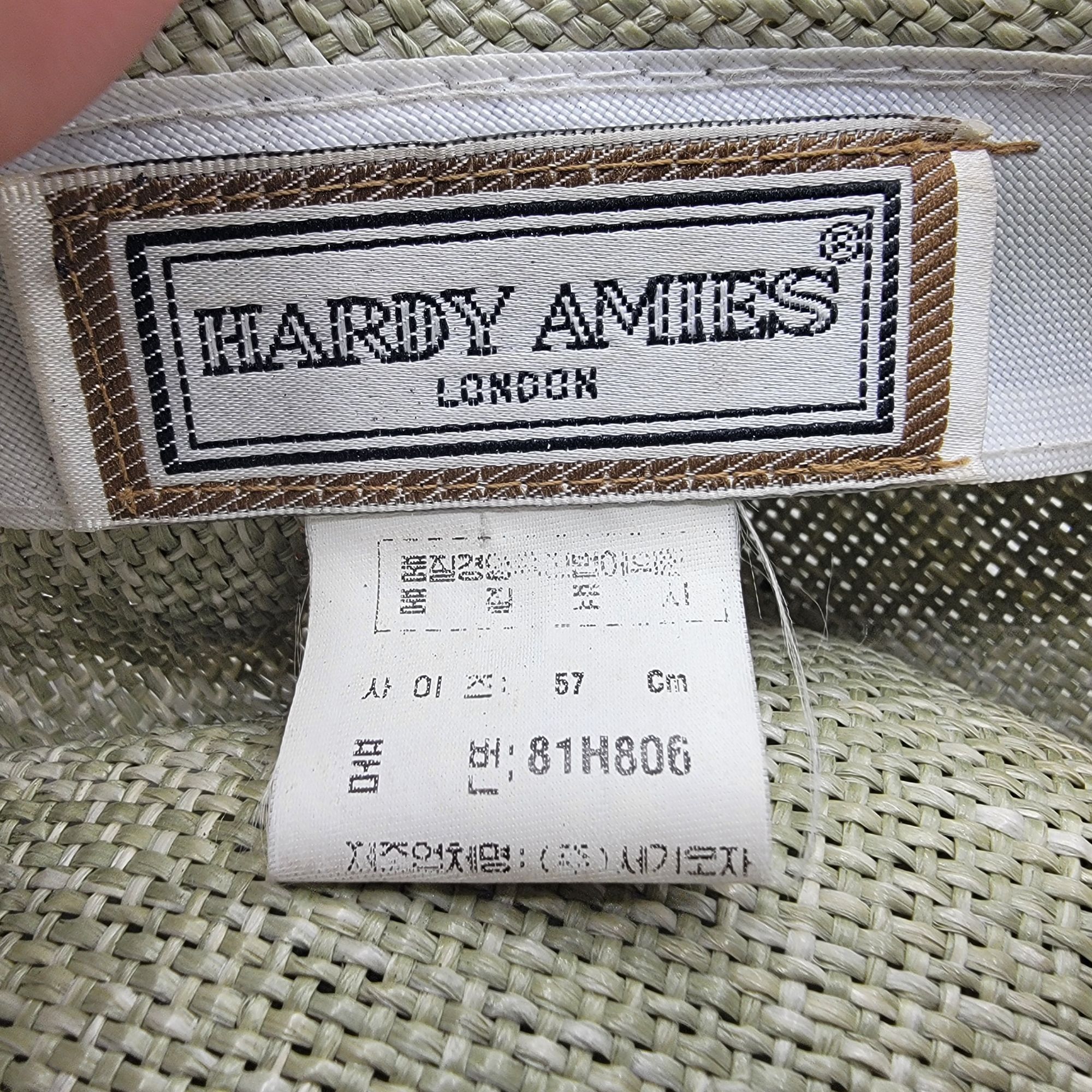Hardy Amies Hardy Amies London Womens Beige Lace Trim Straw Hat Summer C Size ONE SIZE - 5 Thumbnail