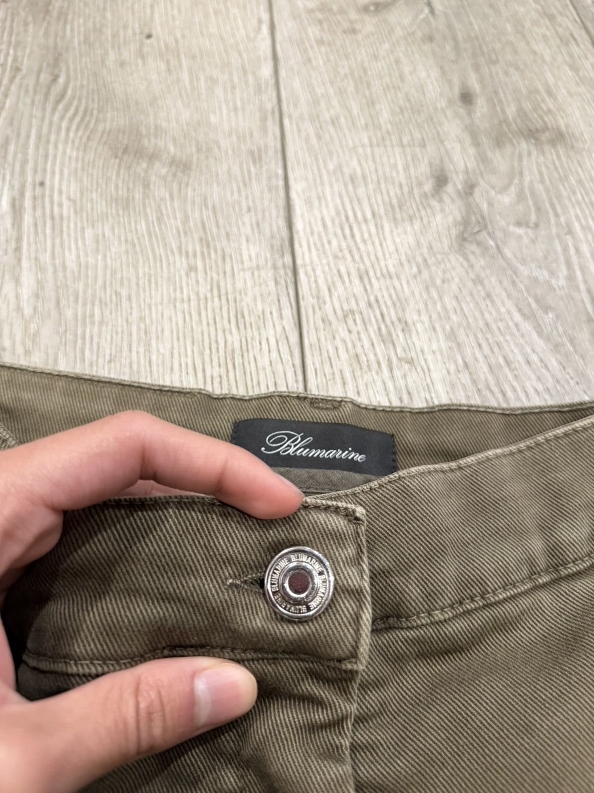 Japanese Brand Vintage Blumarine Cargos Size US 30 / EU 46 - 4 Thumbnail