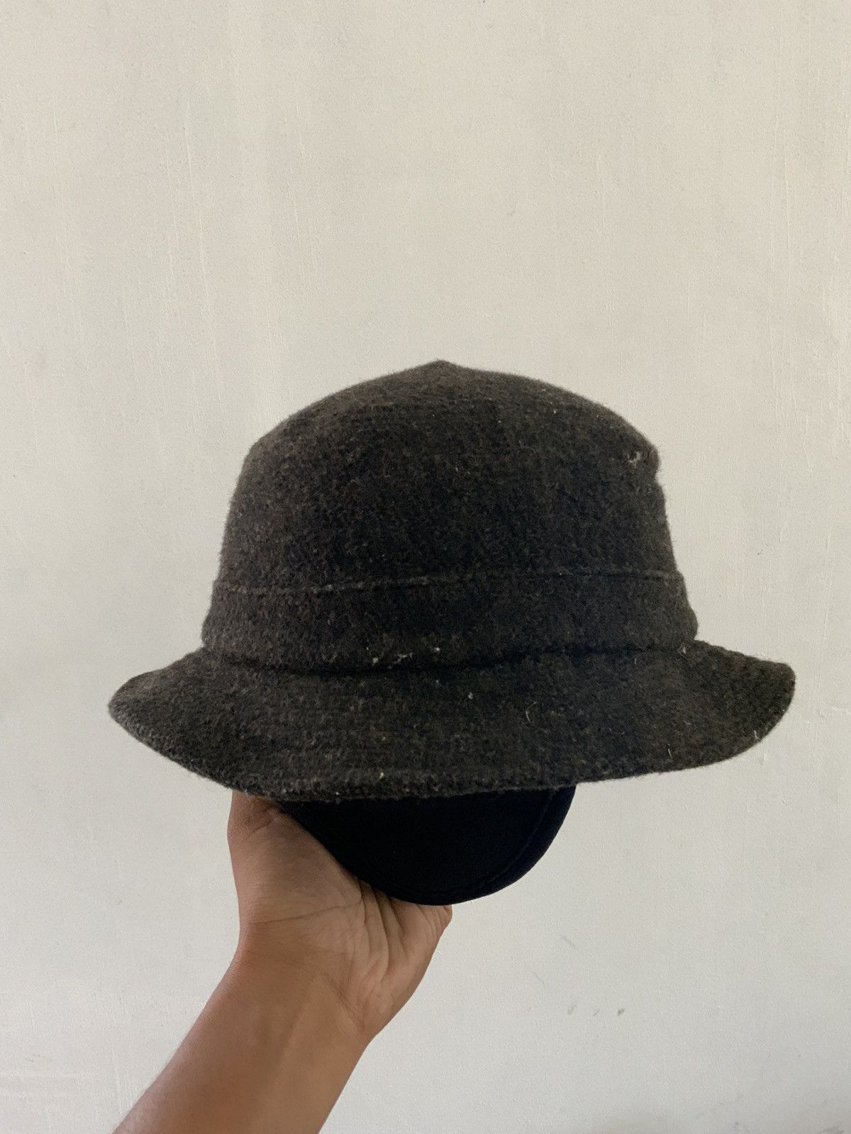 Japanese Brand Vintage Mohair Fur Wool Ski Japan Outdoor Bucket Hat Size ONE SIZE - 4 Thumbnail