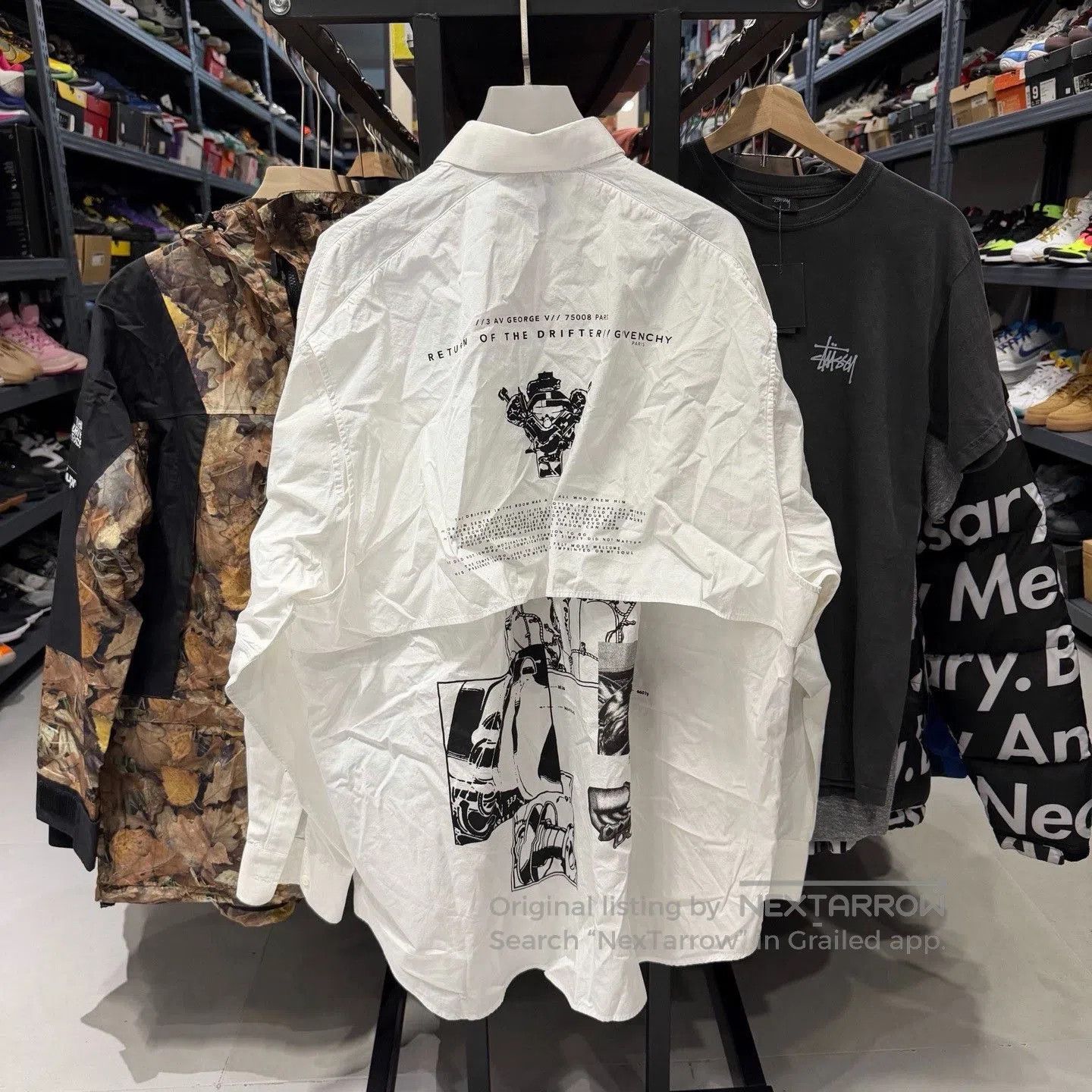 Givenchy Givenchy Mechanical Graffiti Shirt. Size US XS / EU 42 / 0 - 2 Thumbnail