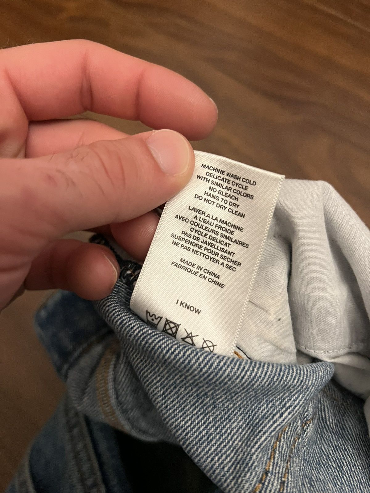 Dime Dime Montreal Classic Relaxed Blue Wash Jeans Size US 30 / EU 46 - 10 Thumbnail