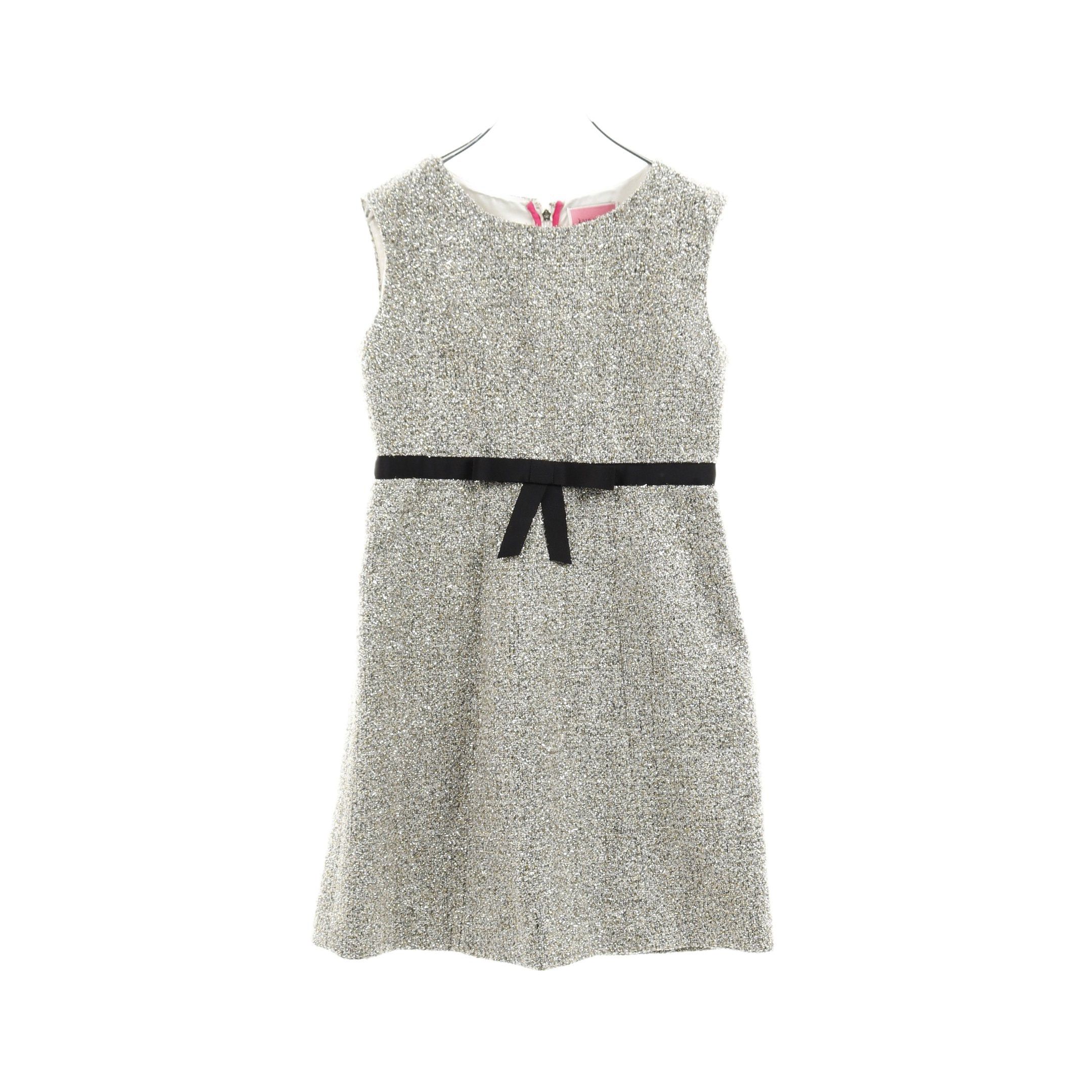 Kate Spade Kate Spade One Piece No Sleeve Tweed Silver Multicolor Ribbon Size ONE SIZE - 1 Thumbnail