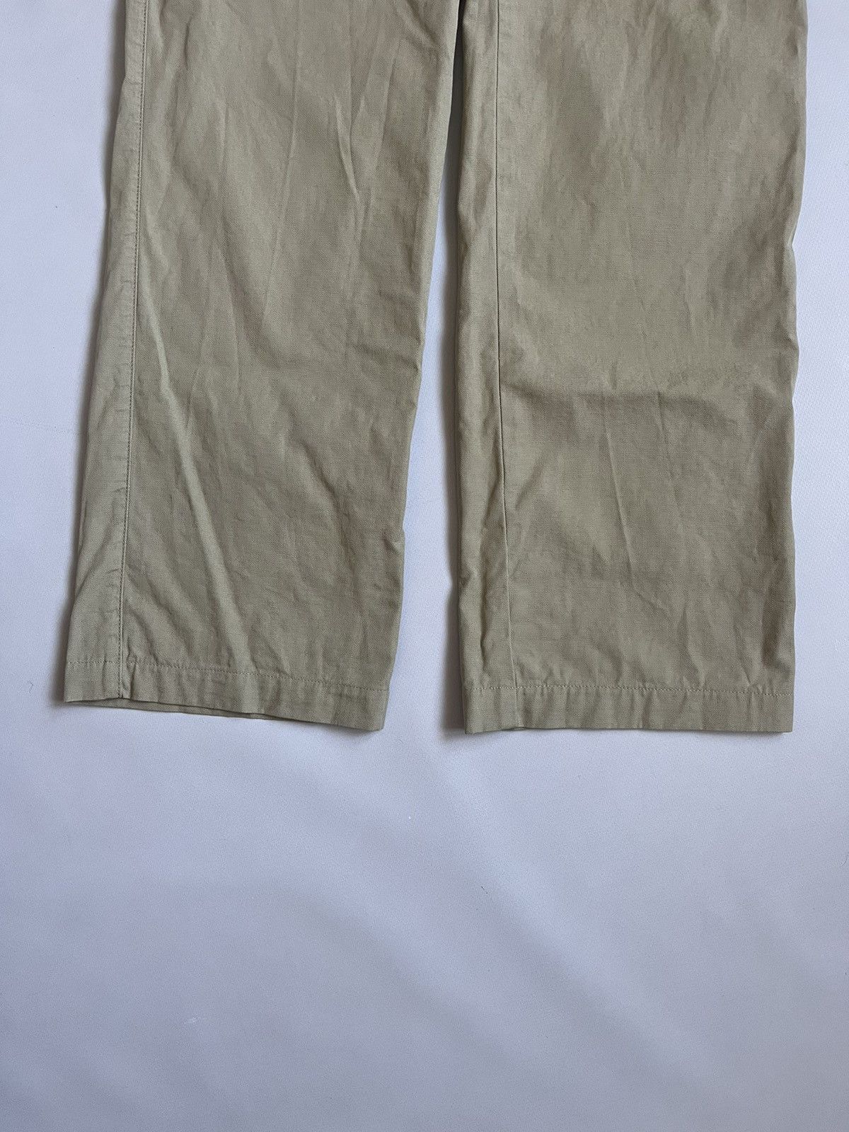 Dolce & Gabbana Dolce & Gabbana Women Beige Buckle Back Pocket Pants Size 28" / US 6 / IT 42 - 10 Thumbnail