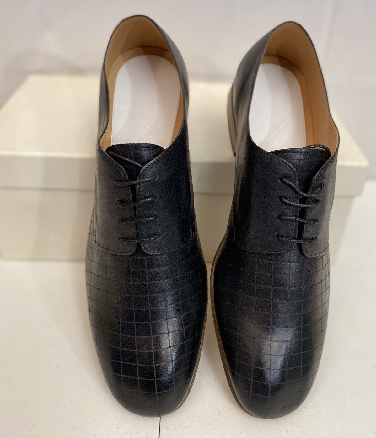 Maison Margiela Maison Margiela 22 🇮🇹 Black Veg Tan Laser Matrix Derby 11 New Size US 11 / EU 44 - 5 Thumbnail