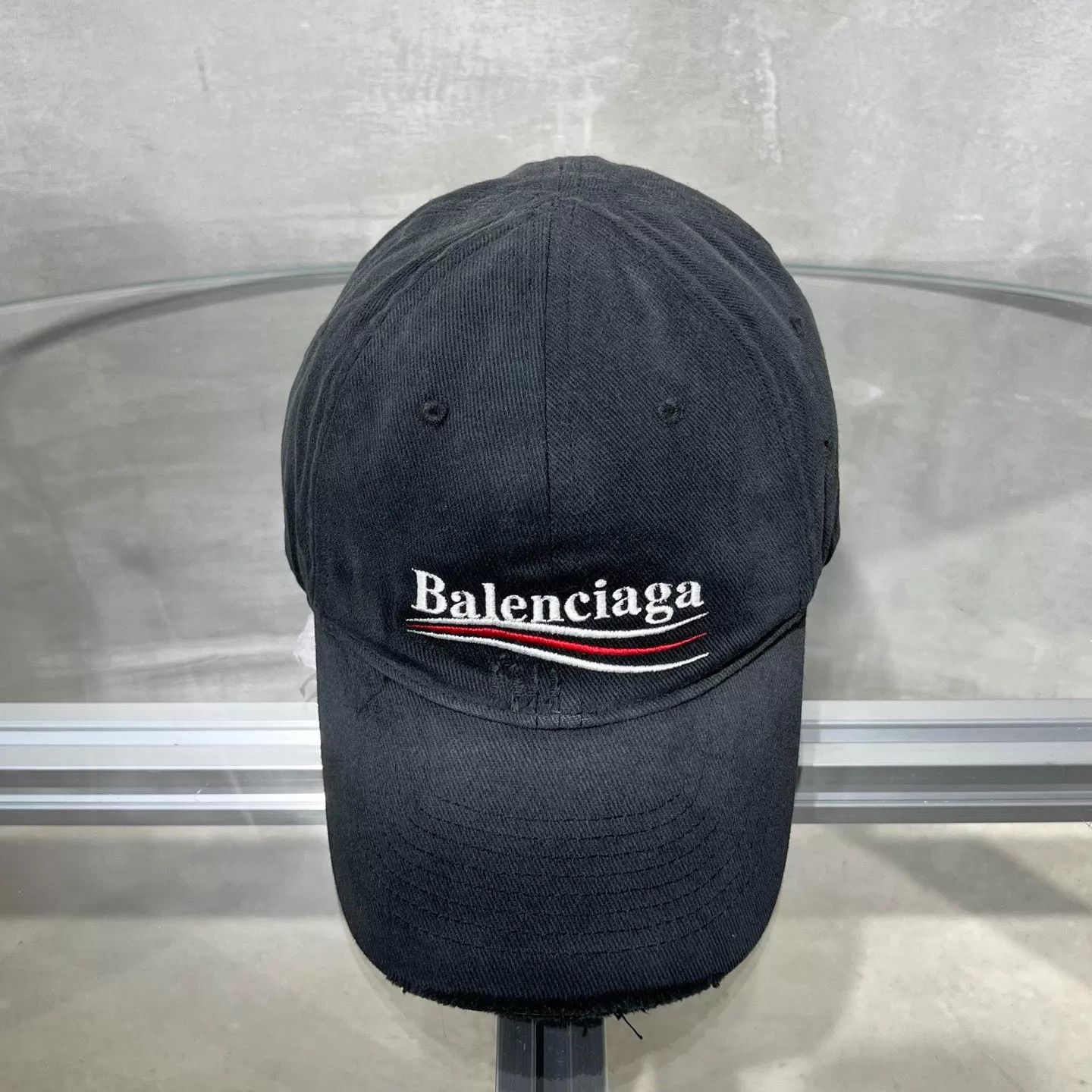 Balenciaga Balenciaga Embroidered Cola Distressed NWT Baseball Cap M 57 Size ONE SIZE - 1 Thumbnail