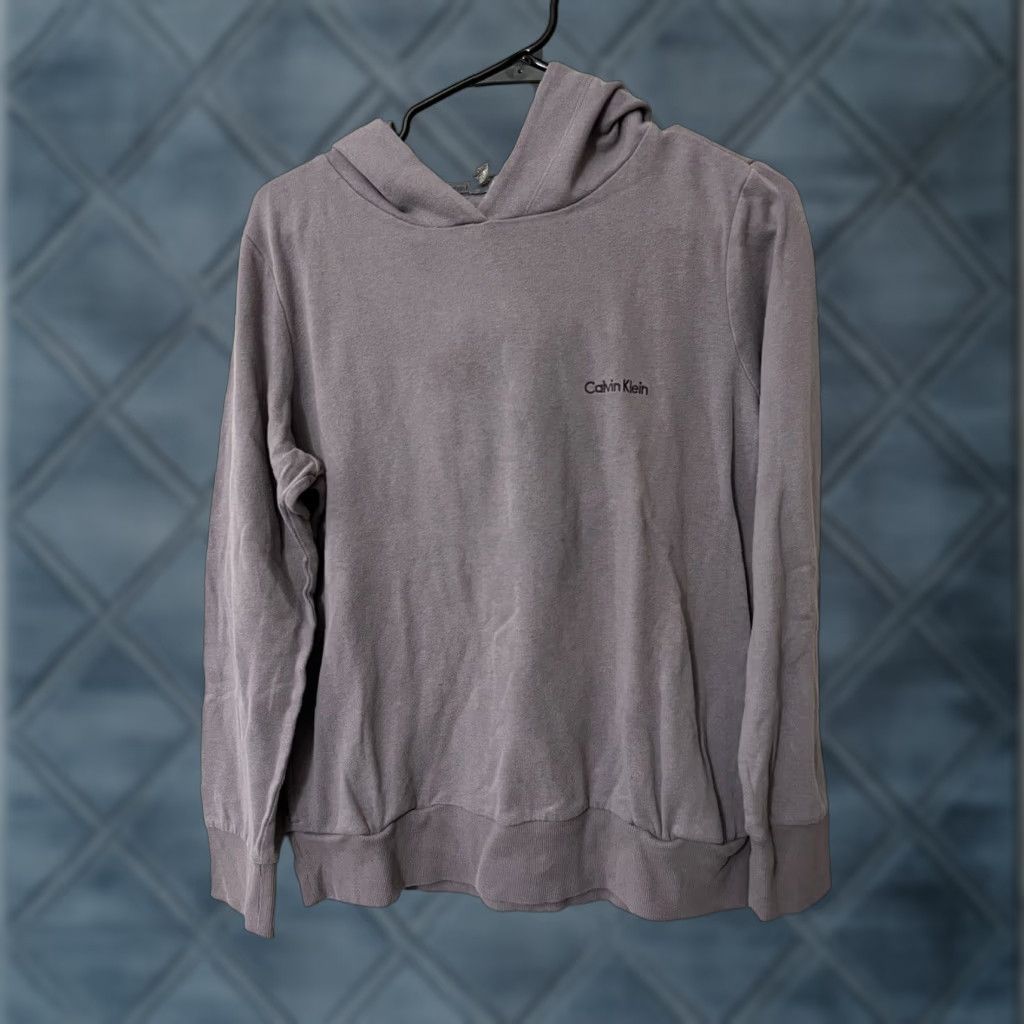 Calvin Klein Calvin Klein Hoodie Women Size M Purple Sweatshirt Logo Pockets Size M / US 6-8 / IT 42-44 - 1 Thumbnail