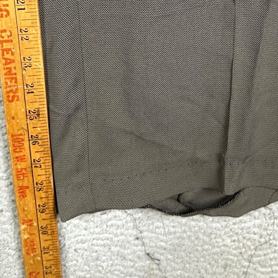 St. John St. John Wool pants Womens 10 Brown Dress Wide Leg Textured Trousers Made In USA Size 32" / US 10 / IT 46 - 7 Thumbnail