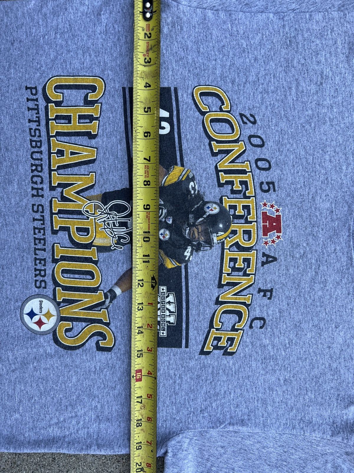 NFL × Vintage Vintage 2005 NFL Pittsburgh Steelers Troy Polamalu #43 Tee Size US XL / EU 56 / 4 - 6 Thumbnail