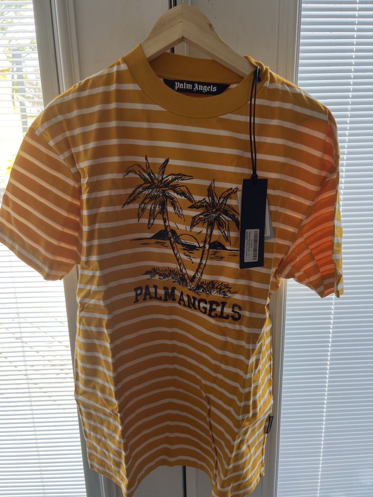 Palm Angels Palm Angels Sunset Palms T-shirt Size L Size US L / EU 52-54 / 3 - 1 Thumbnail
