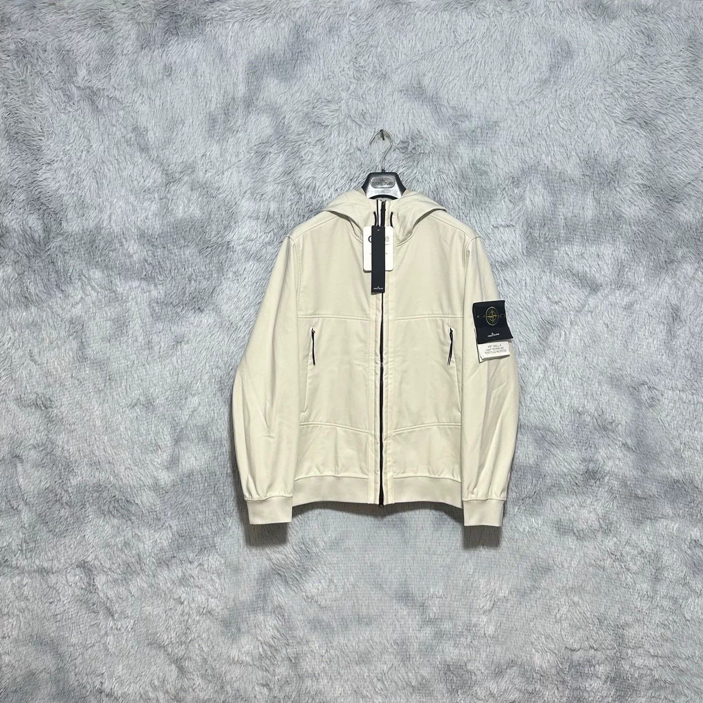 Stone Island Stone Island White Jacket Outerwear Size US L / EU 52-54 / 3 - 1 Thumbnail