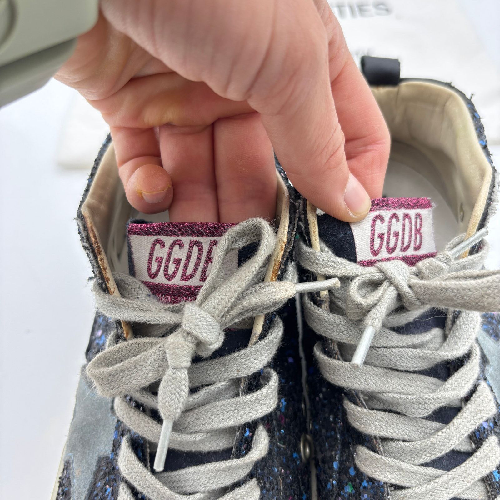 Golden Goose Golden Goose Midstar Glitter Sneakers Shoes Women's 37 US 7 Size US 7 / IT 37 - 9 Thumbnail