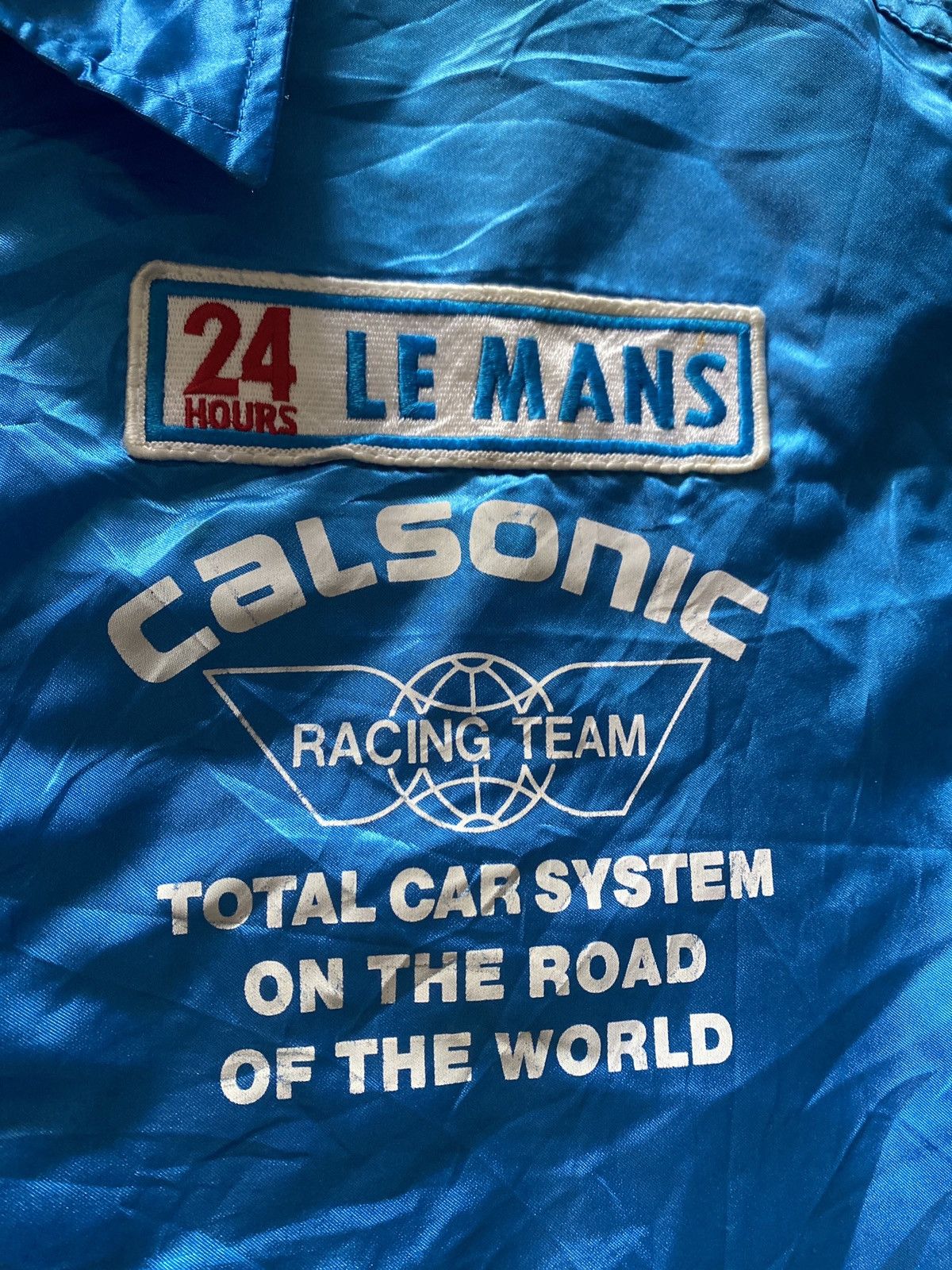 Gear for Sports Vintage Calsonic Nissan Racing Team Jacket Le Mans 24H WSPC Size US L / EU 52-54 / 3 - 4 Thumbnail