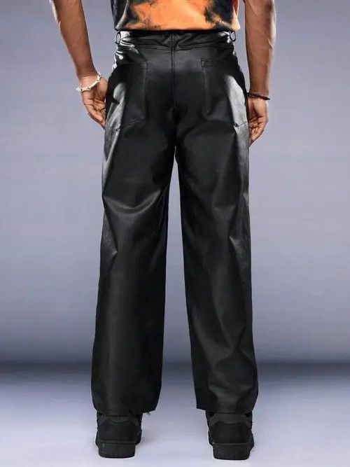 Japanese Brand × Vintage Vintage RETRO Casual leather pants Size US 32 / EU 48 - 3 Thumbnail