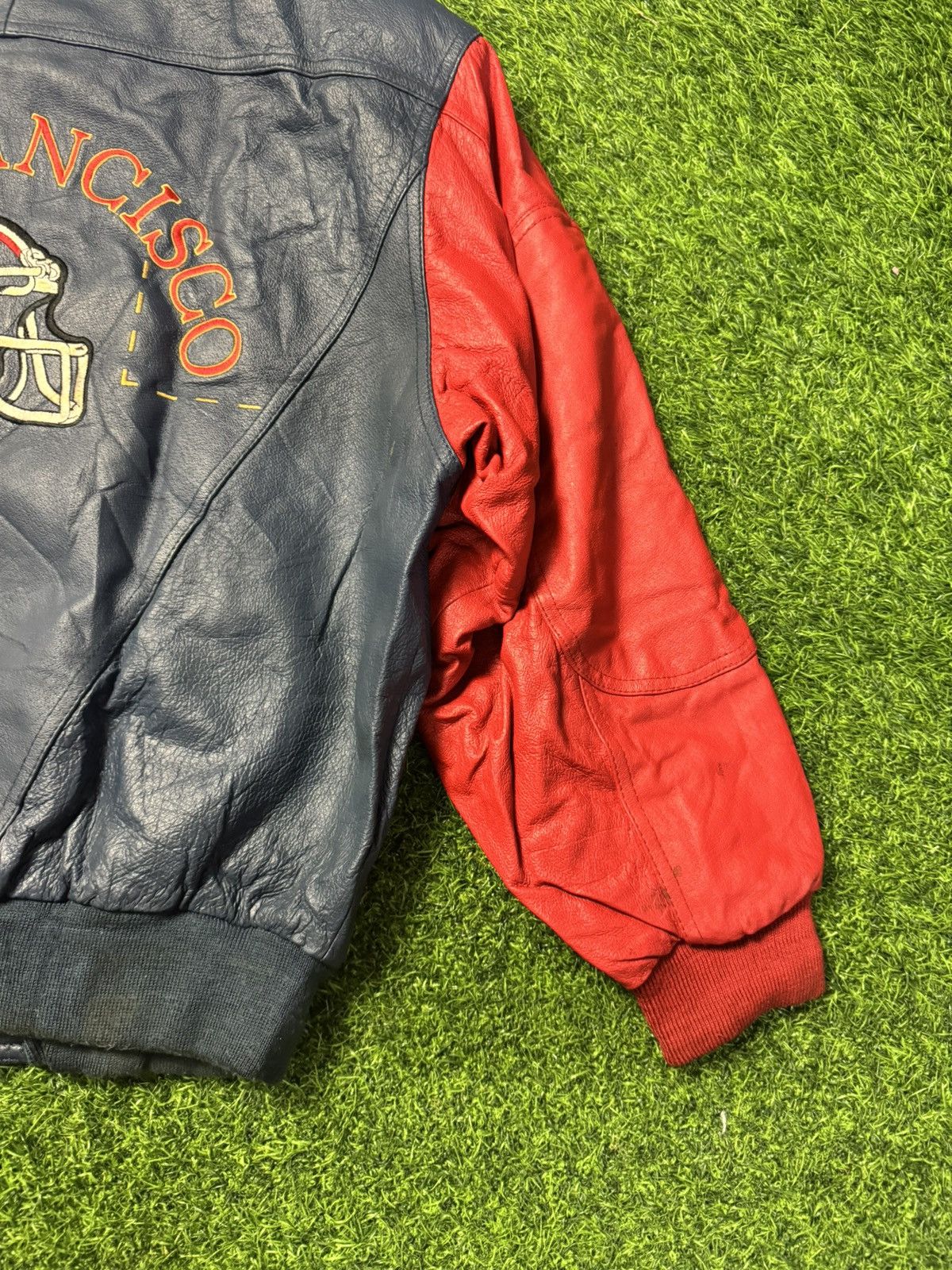 Art Comes First × NFL san francisco - football leather jacket Size US L / EU 52-54 / 3 - 5 Thumbnail