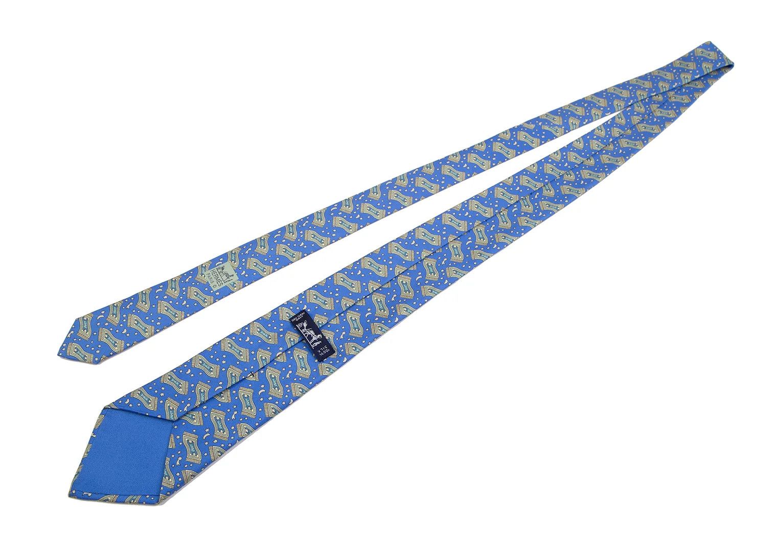 Hermes Silk Tie Carpet in Light Blue Size ONE SIZE - 5 Thumbnail
