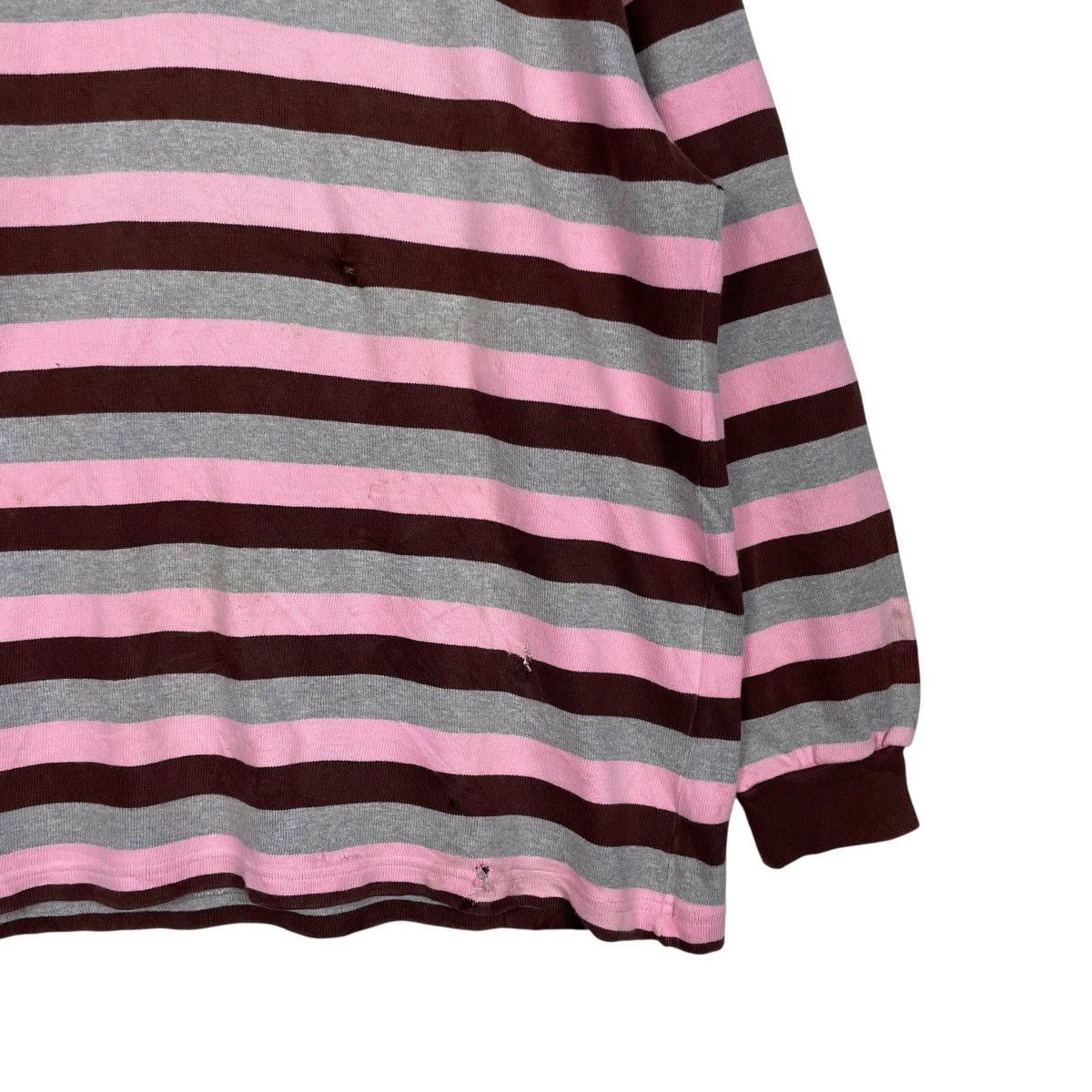 Canterbury of New Zealand Vintage Canterbury Stripe Rugby Polo Jersey Size US L / EU 52-54 / 3 - 4 Thumbnail
