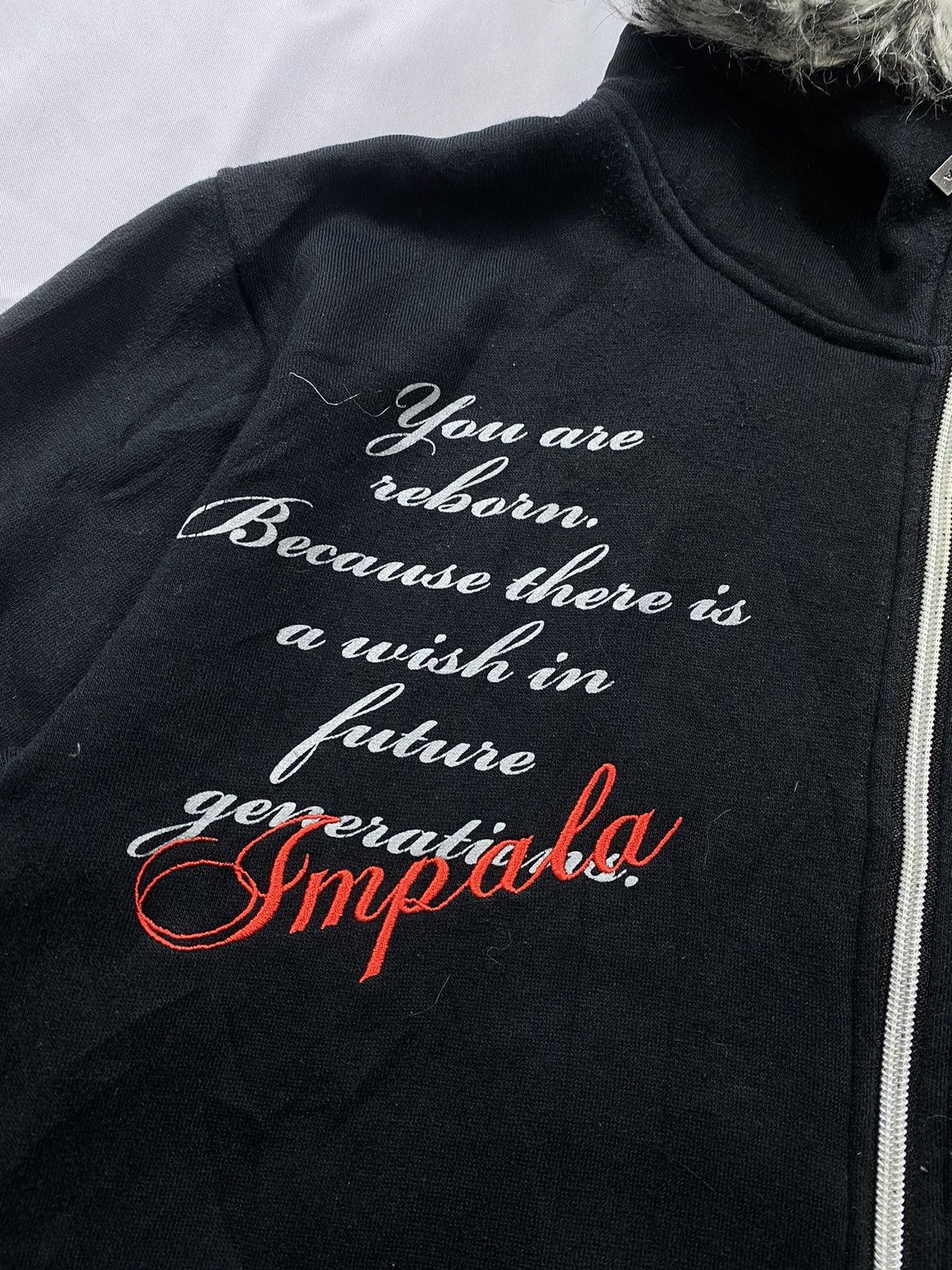 Japanese Brand Japanese Impala zip fur hoodie ifsix lgb style Size US M / EU 48-50 / 2 - 7 Thumbnail