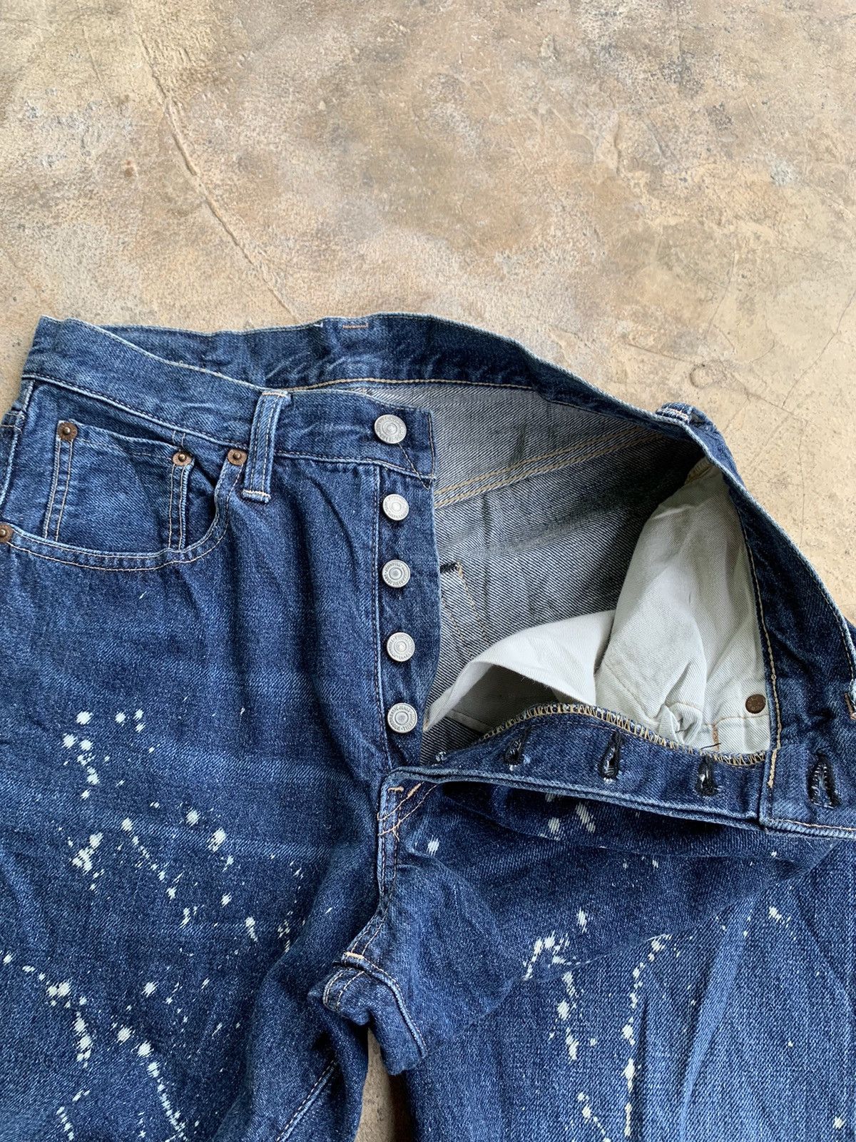Japanese Brand × Johnbull Rare🔥 Johnbull Redline Selvedge Denim Size US 29 - 15 Thumbnail