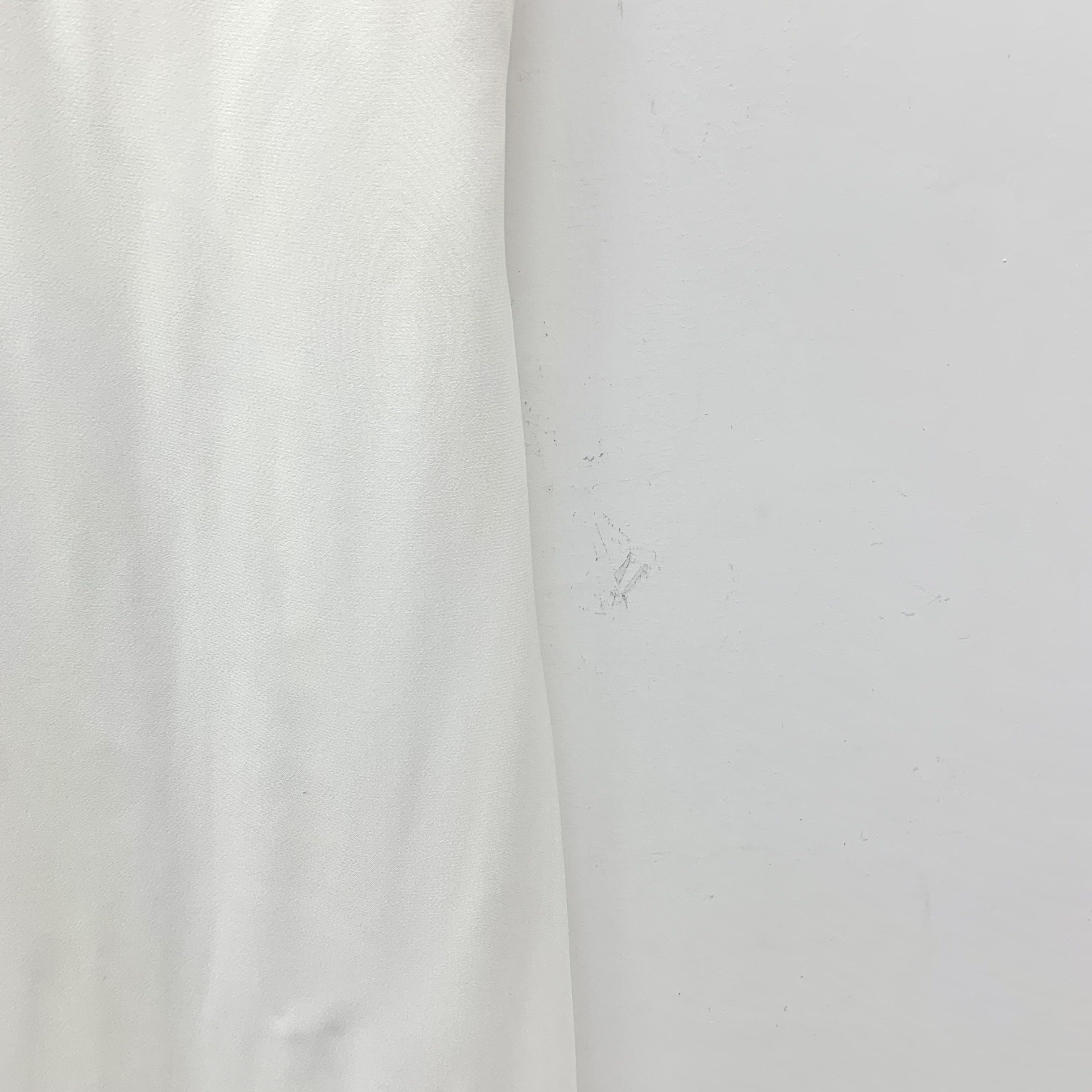 Miu Miu Miu Miu White Crystal-Trimmed Sleeveless Dress (Size XS) Size XS / US 0-2 / IT 36-38 - 8 Thumbnail
