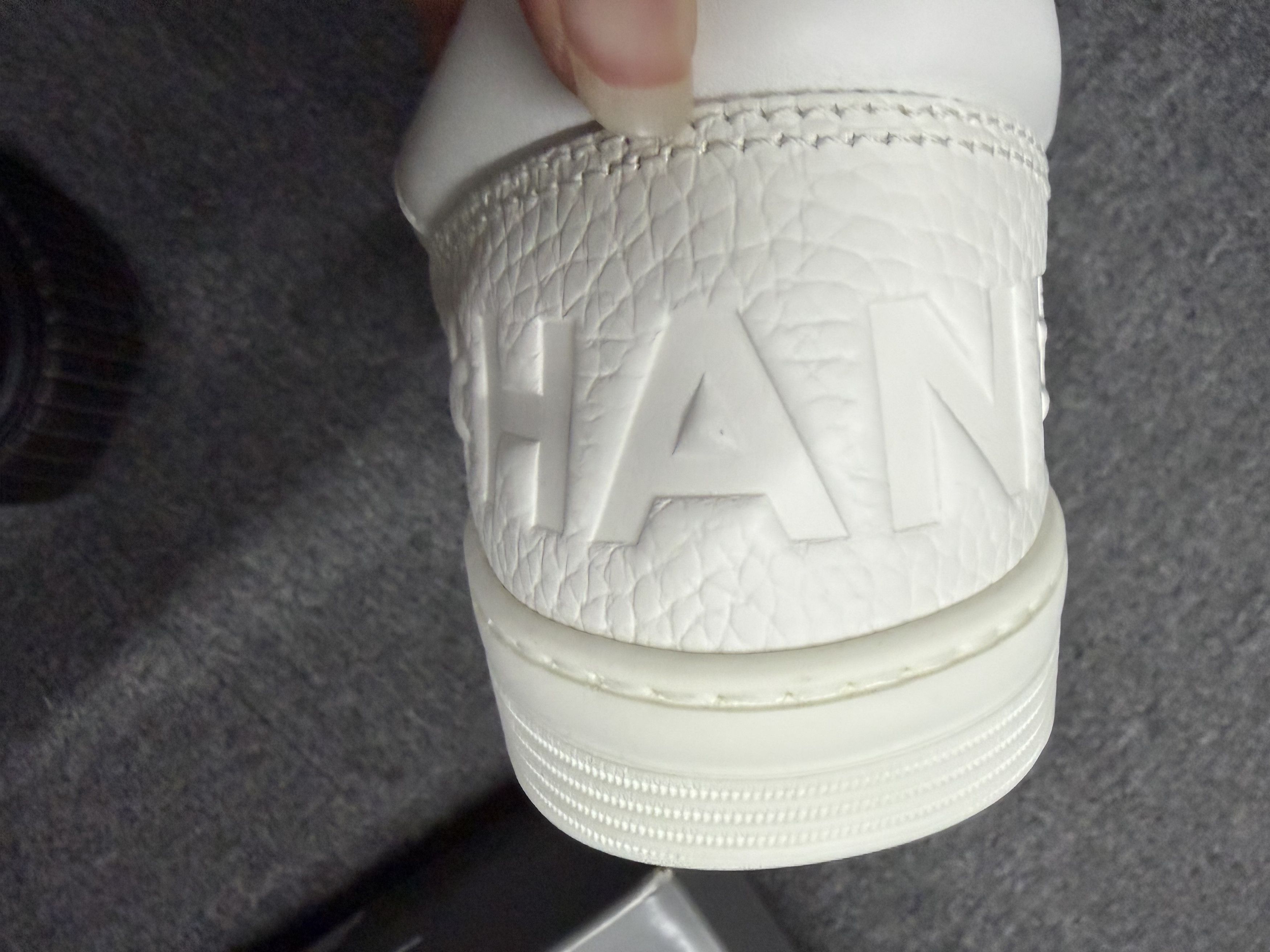 Chanel Chanel White Perforated Leather Low Top Sneakers Size US 9 / EU 42 - 8 Thumbnail