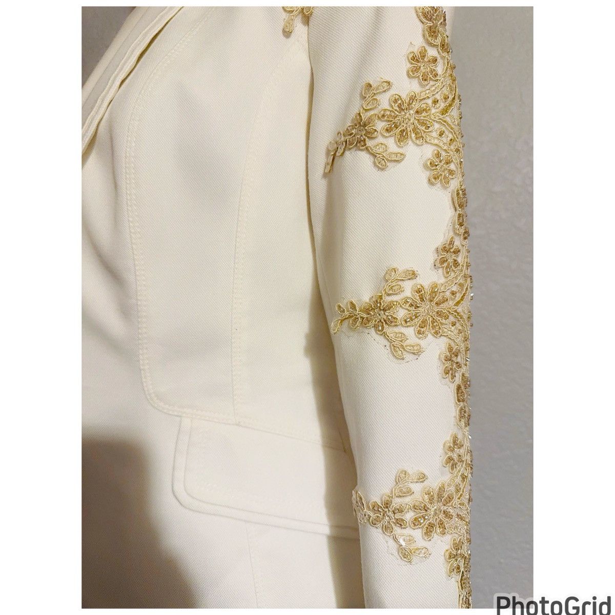 White House Black Market WHBM Embellished Blazer Size S / US 4 / IT 40 - 13 Thumbnail