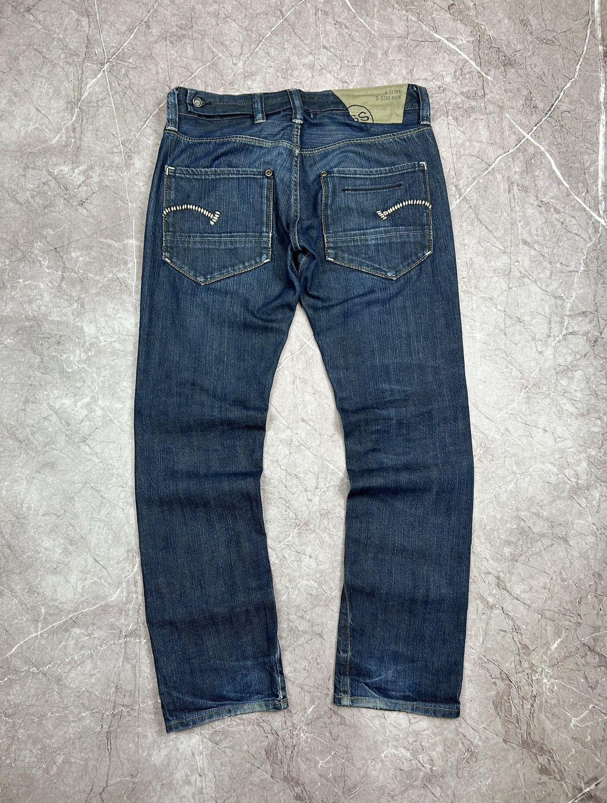G-Star × Japanese Brand G-Star Raw Jack Dirty Wash Jeans Size US 33 - 1 Thumbnail