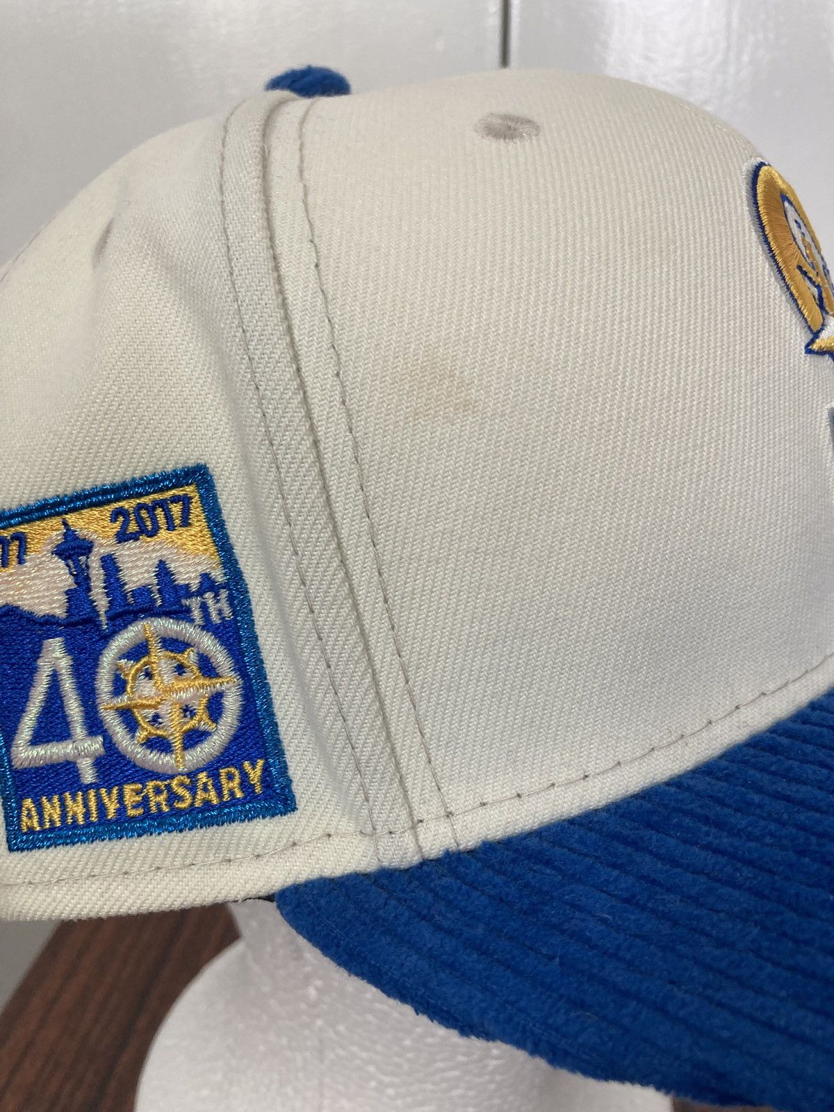 New Era NEW ERA SEATTLE MARINERS BASEBALL CAP HAT 40TH ANNIVERSARY Size ONE SIZE - 5 Thumbnail