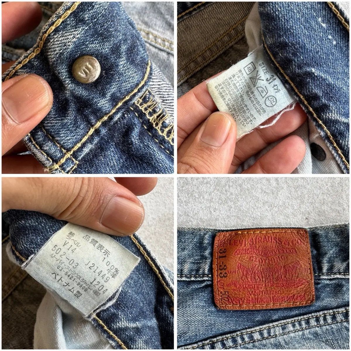 Levi's 🍁 SEND OFFERS 🍁 LEVI’S 502 Distressed Denim LEVIS Pants Size US 30 / EU 46 - 18 Thumbnail