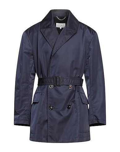 image of Maison Margiela O1W1Db10324 Coats In Blue, Men's (Size XL)