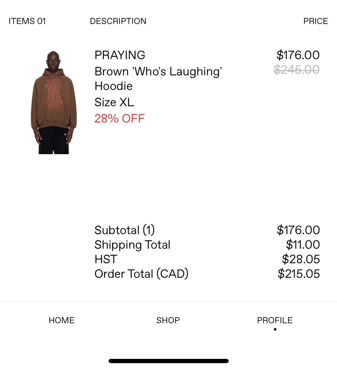 Praying Who’s laughing praying hoodie Size US XL / EU 56 / 4 - 4 Thumbnail