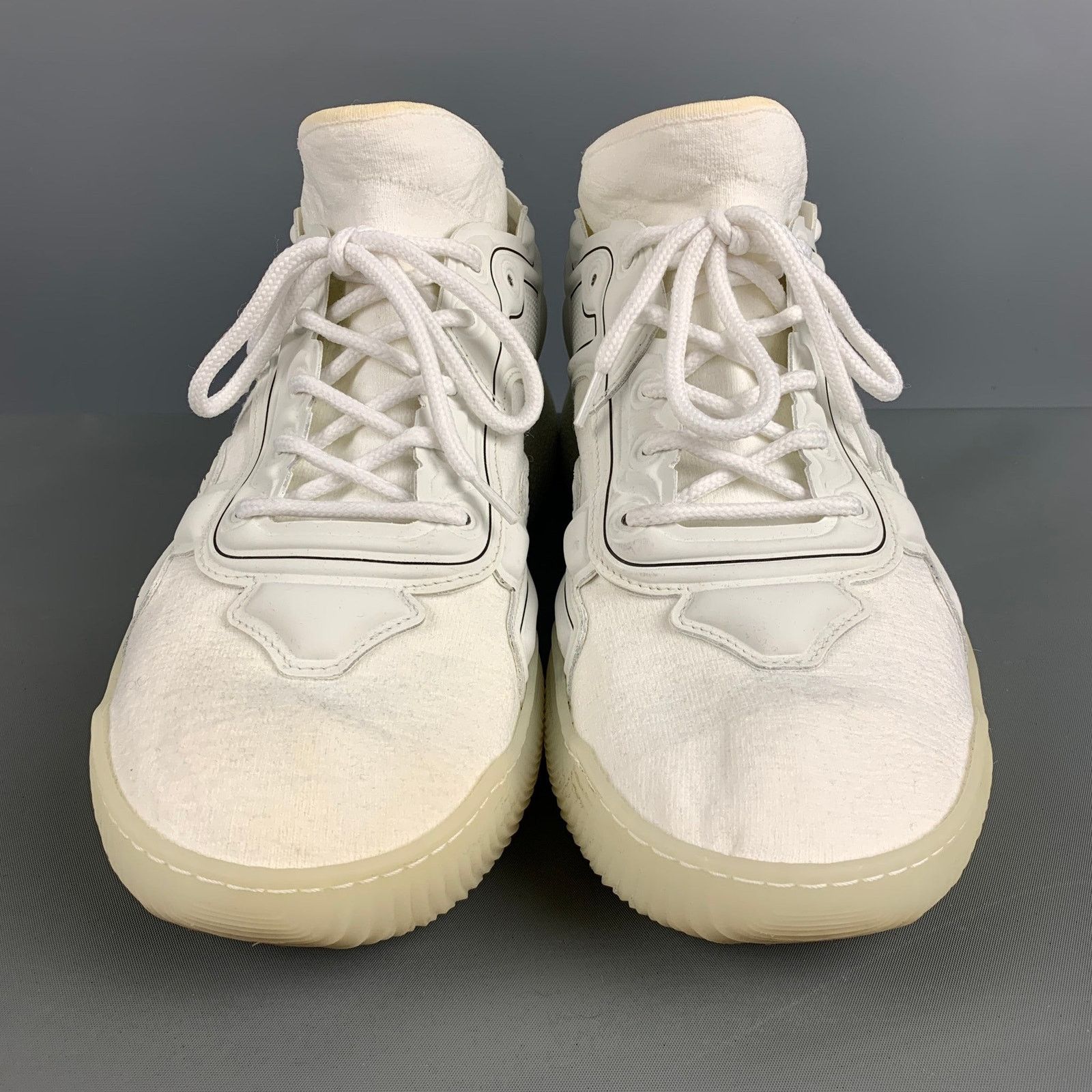 Stella McCartney STELA McCARTNEY ECLYPSE White Black Contrast Trim Sneakers Size US 11 / EU 44 - 4 Thumbnail