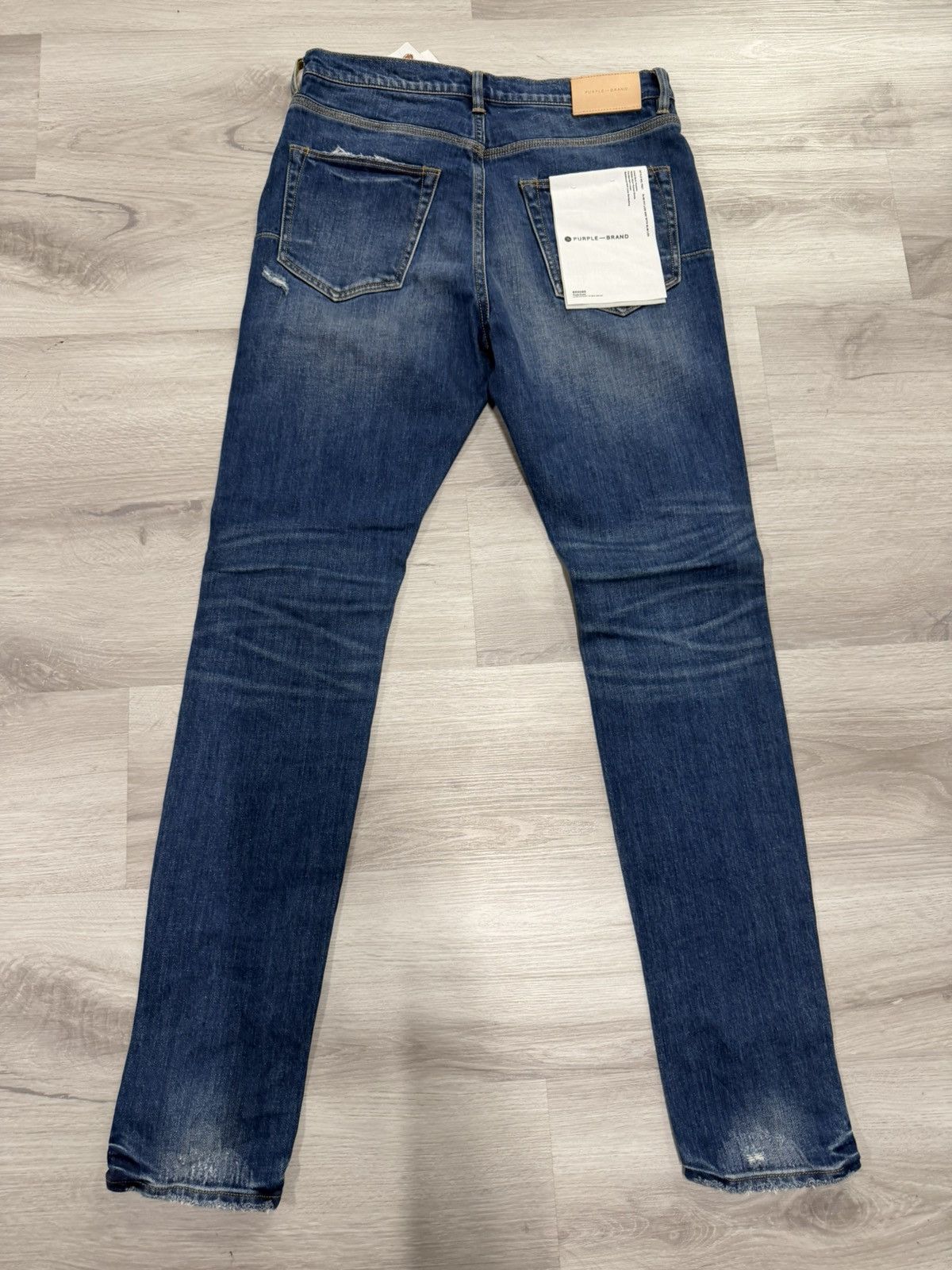 Purple Brand Purple Brand One Year Worn Dark Indigo Jeans Size US 32 / EU 48 - 6 Thumbnail