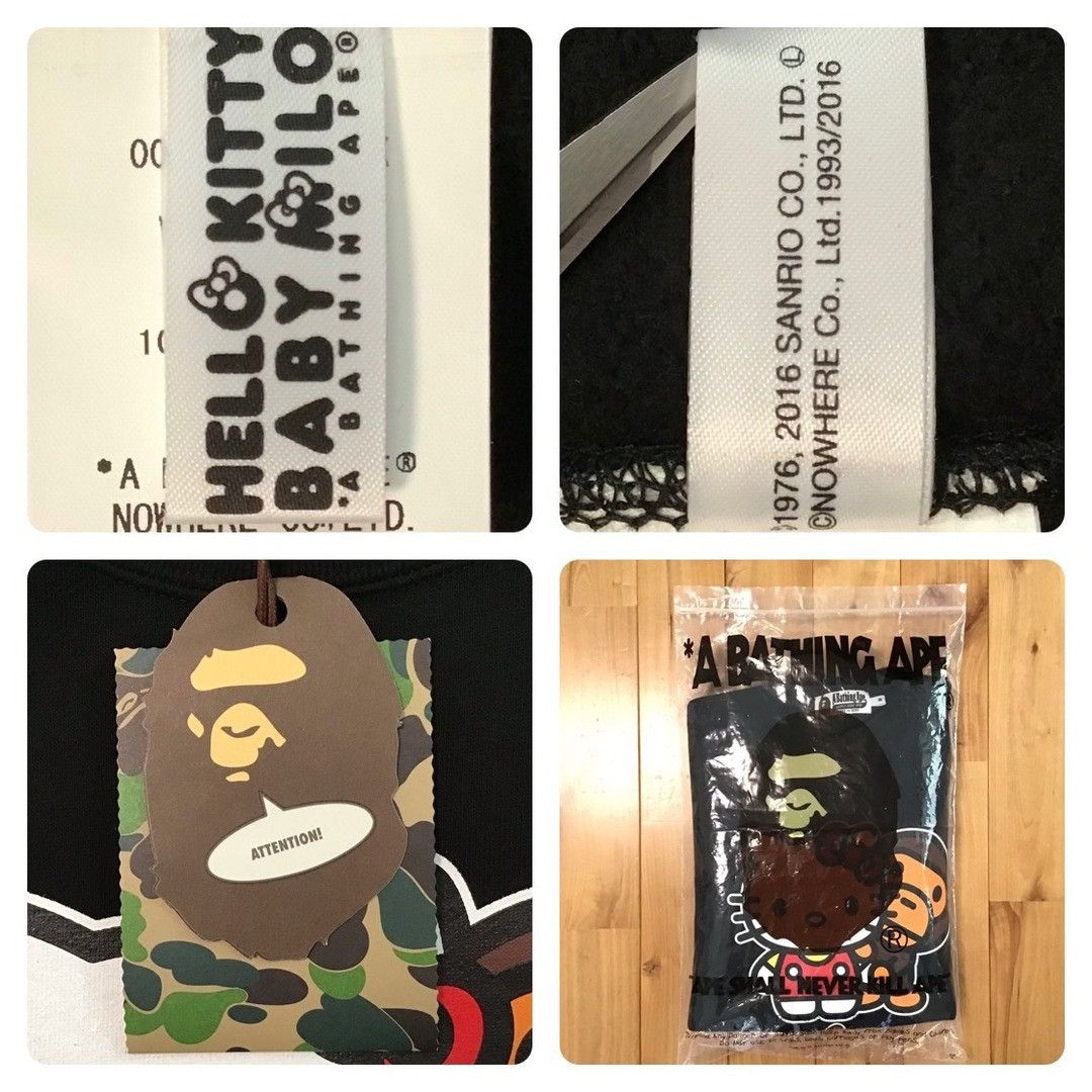 Bape BAPE × SANRIO Hello Kitty & Milo Sweat shirt a bathing ape Size US M / EU 48-50 / 2 - 9 Thumbnail